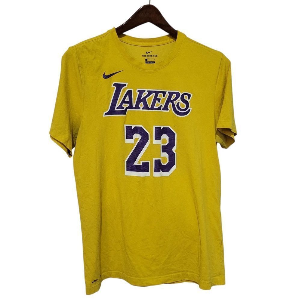 Nike Nike Dri-FIT Men's Los Angeles Lakers LeBron James #23 Large Size US L / EU 52-54 / 3 - 1 Thumbnail