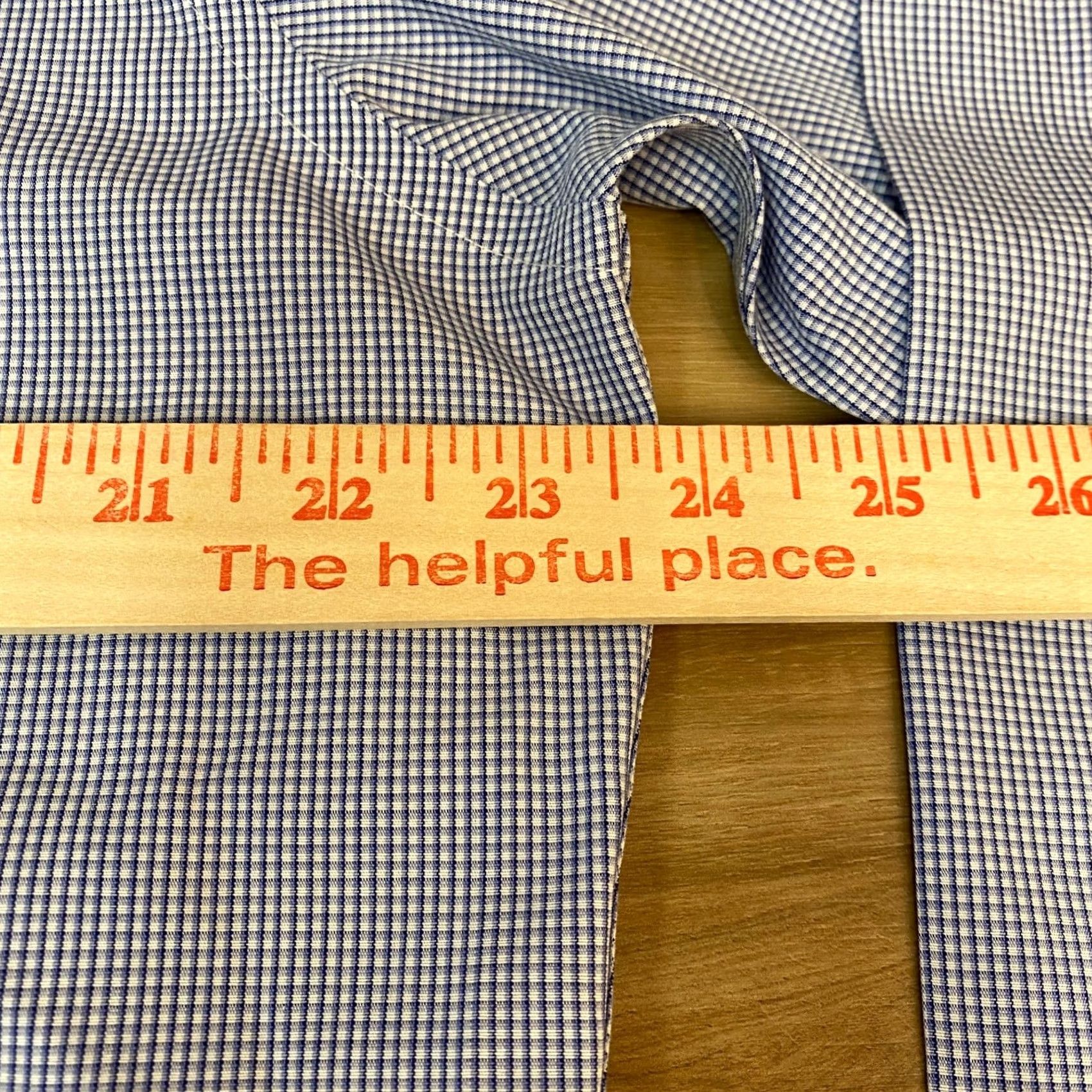 Brooks Brothers Brooks Brothers Shirt Slim 16.5 Blue Plaid Button-Down Mens Dress Shirt Size US XL / EU 56 / 4 - 7 Thumbnail