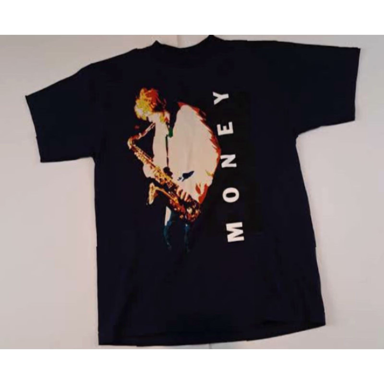 Tultex VINTAGE Eddie Money Rock&Roll 1995 Love Money Tour T-Shirt L Men Navy Tultex USA 28in Size US L / EU 52-54 / 3 - 6 Thumbnail