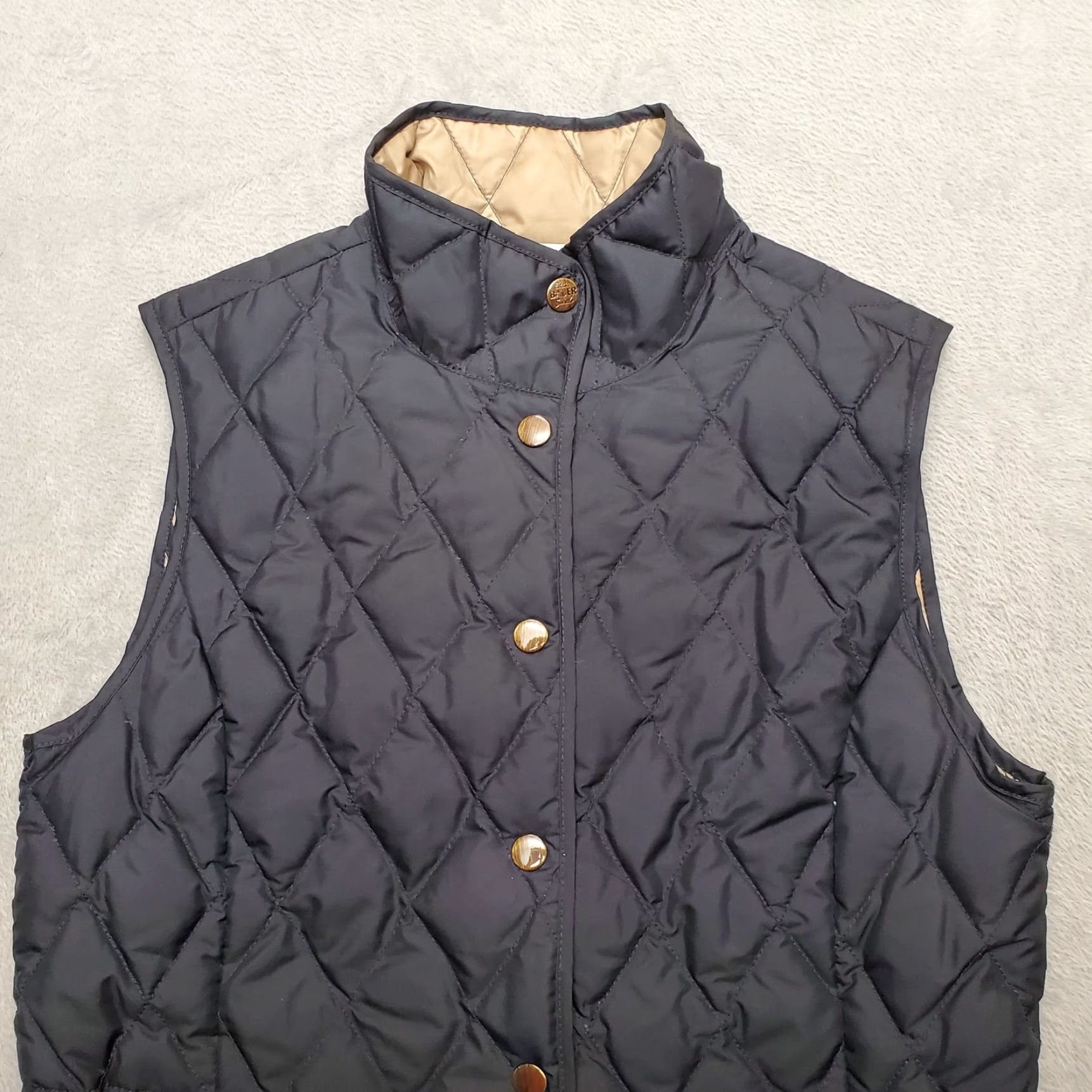 Eddie Bauer VINTAGE Eddie Bauer Vest Women S Black Premium Quality Goose Down Puffer 550 Fill Wind-Resistant/Snap Sleeveless Size S / US 4 / IT 40 - 2 Thumbnail