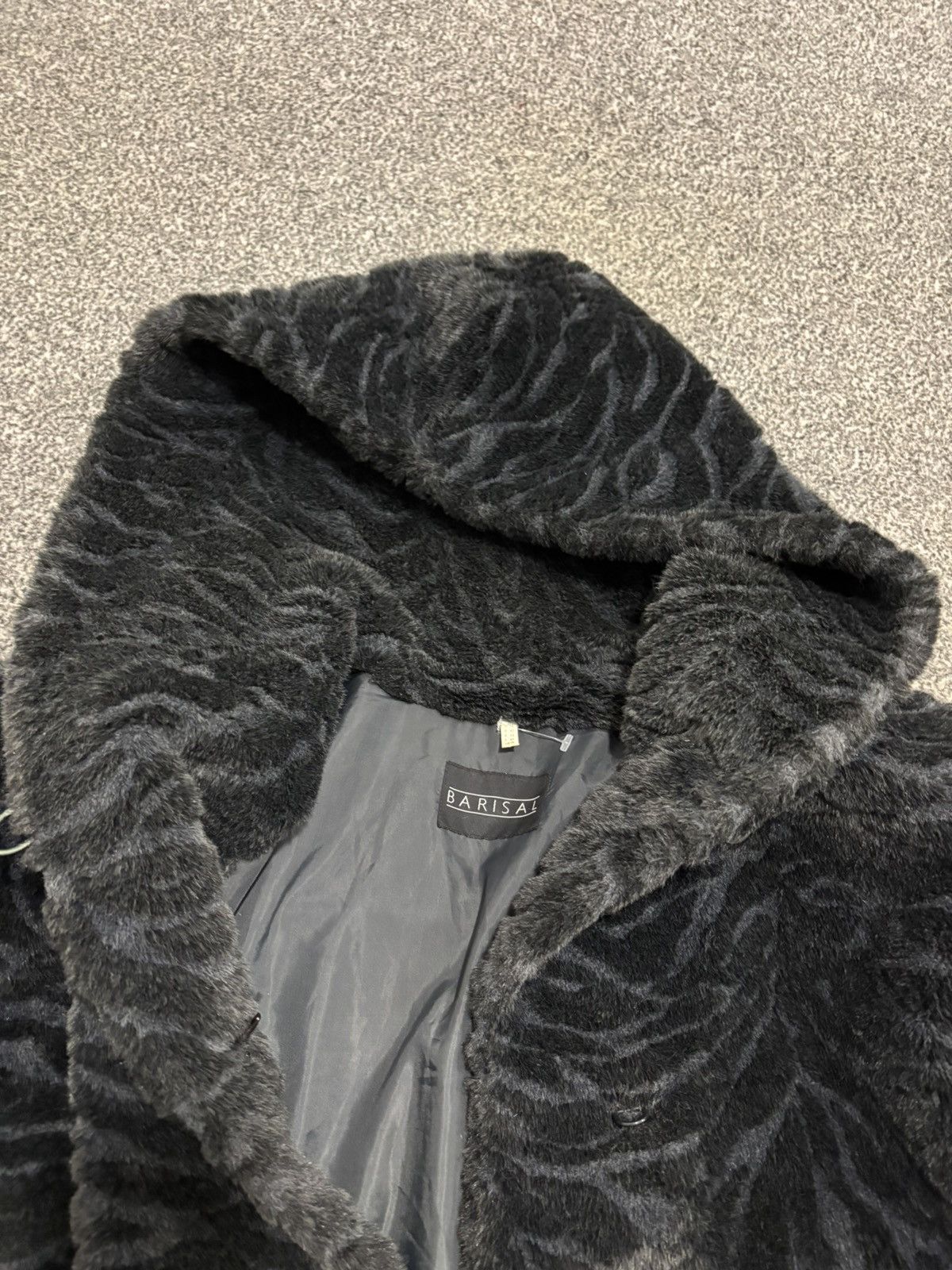 Designer × Vintage Retro Fur Patterned Big Hood Jacket Size US L / EU 52-54 / 3 - 7 Thumbnail