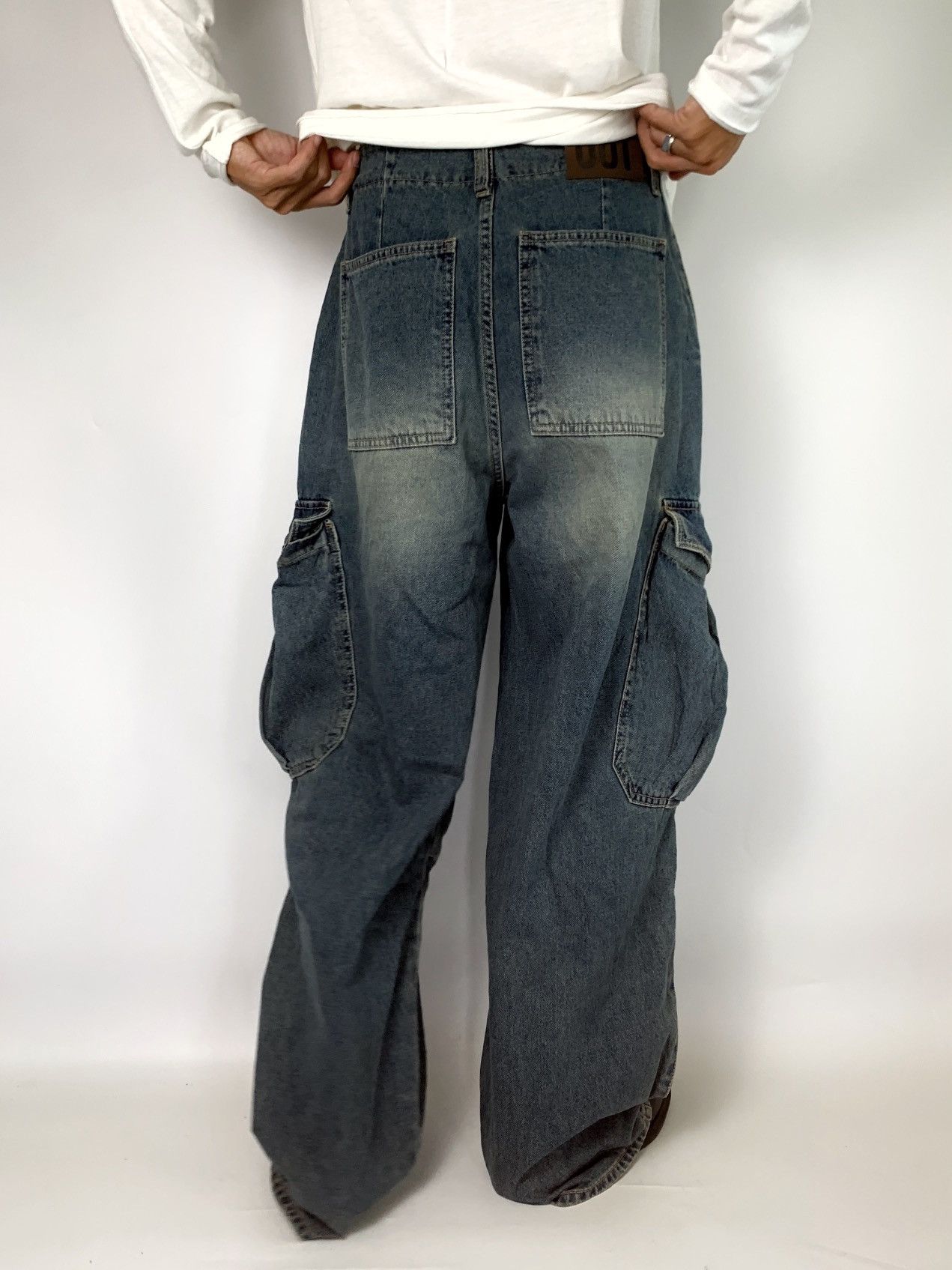 Jean BAGGY BALLOON PANT OOT JEANS Y2kV STYLE Size US 27 - 13 Thumbnail
