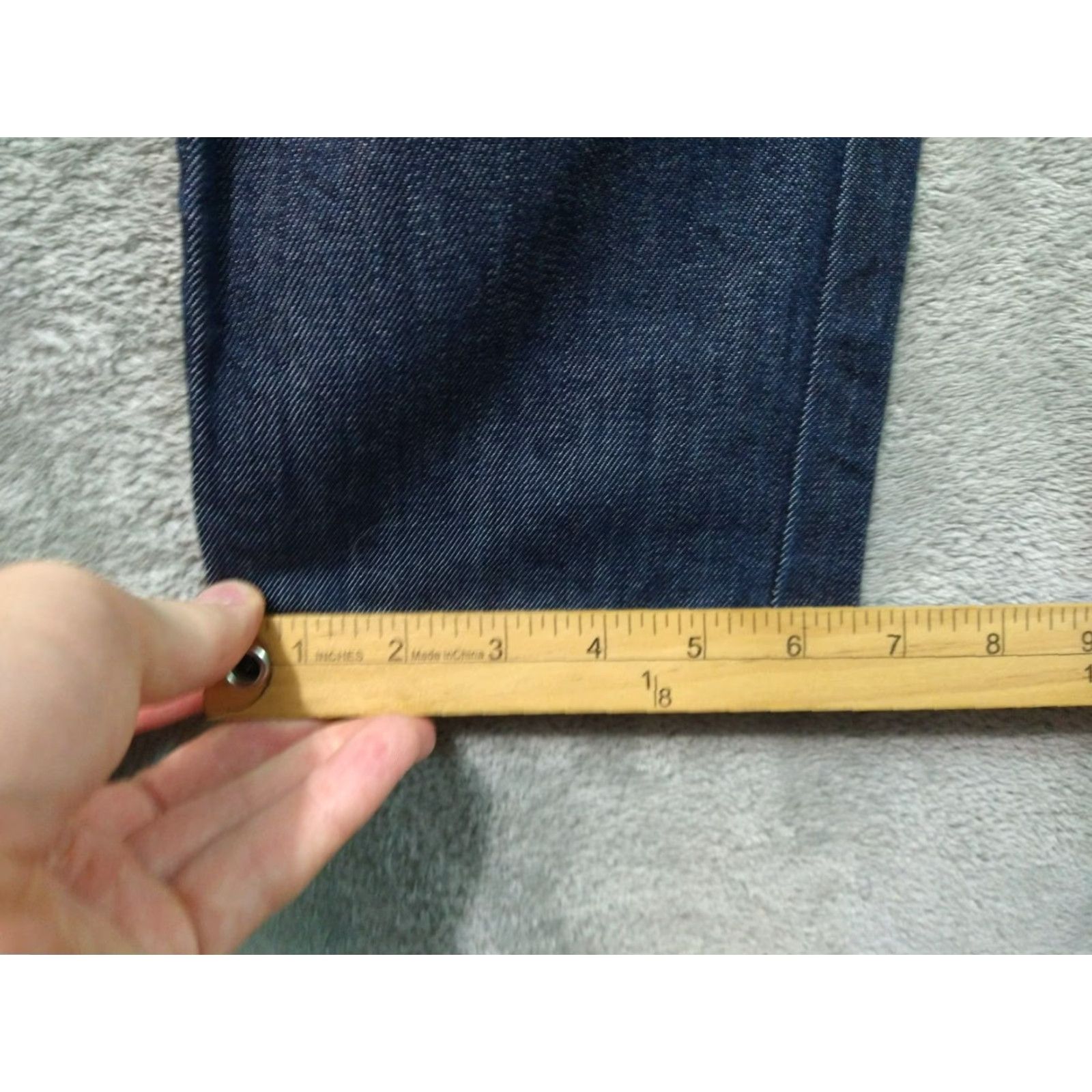 Calvin Klein Calvin Klein Jeans Womens 4 Blue Denim Boyfriend Dark Wash Stretch Distressed Jeans Size 27" / US 4 / IT 40 - 6 Thumbnail