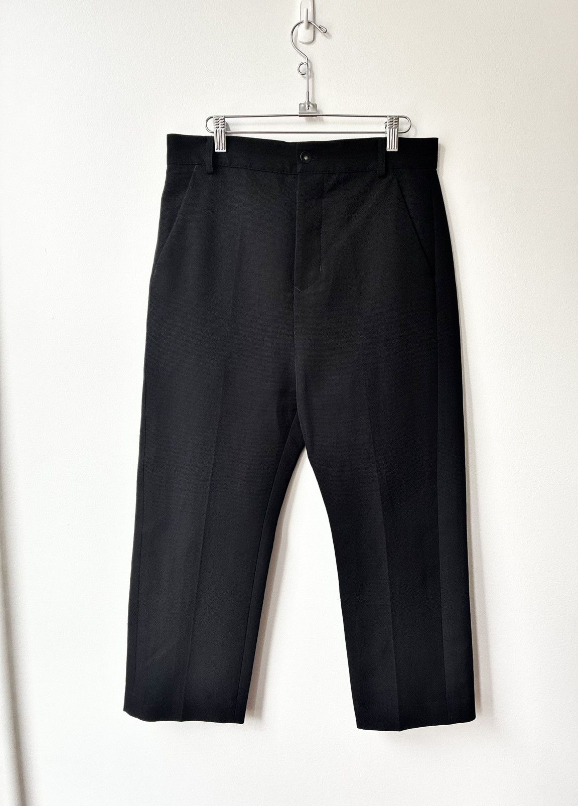 Rick Owens Rick Owens SS18 Dirt Woven Cropped Trousers Size US 32 / EU 48 - 1 Thumbnail
