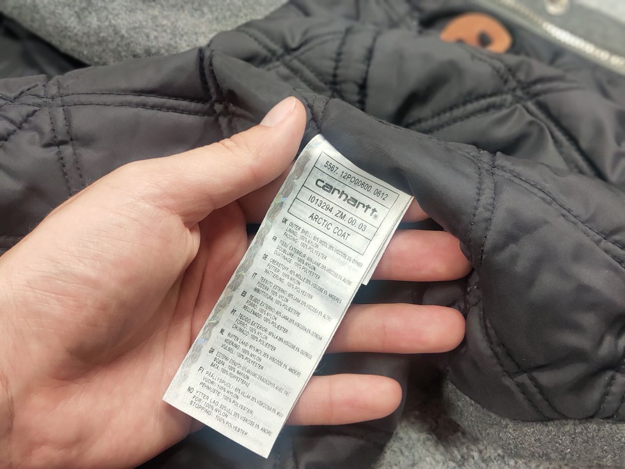 Carhartt Carhartt Wool Bray Logo Arctic Pocket Vintage coat Jacket Size US XL / EU 56 / 4 - 16 Thumbnail