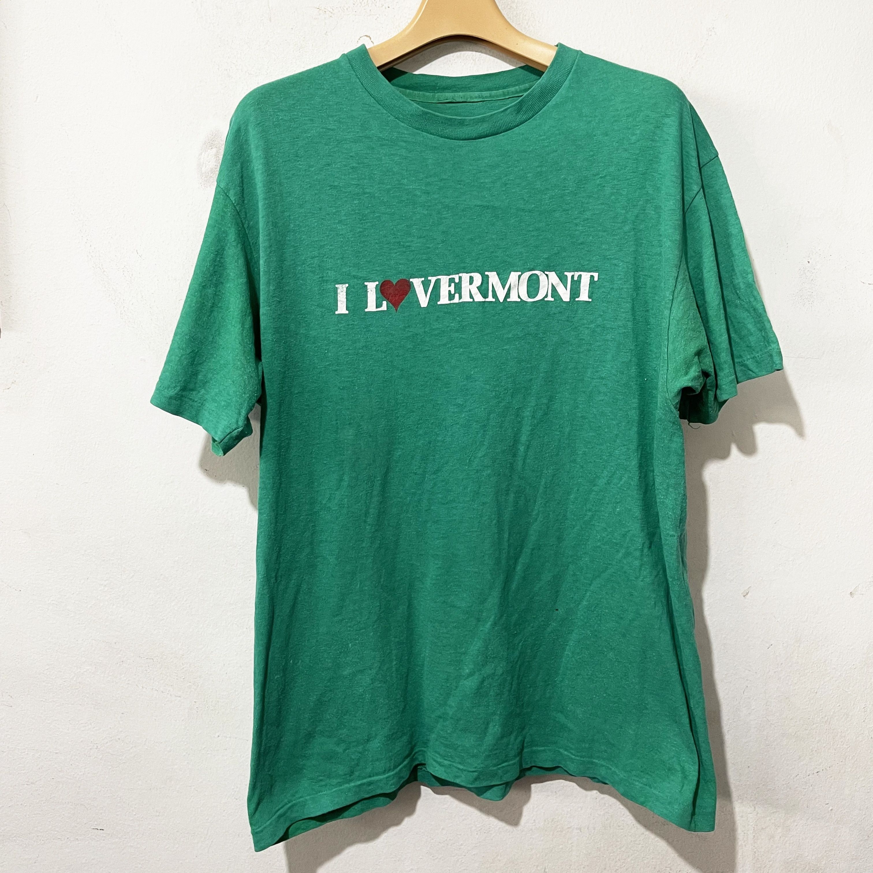 Vintage Vintage 80s I Love Vermont T-Shirt Size US M / EU 48-50 / 2 - 1 Thumbnail