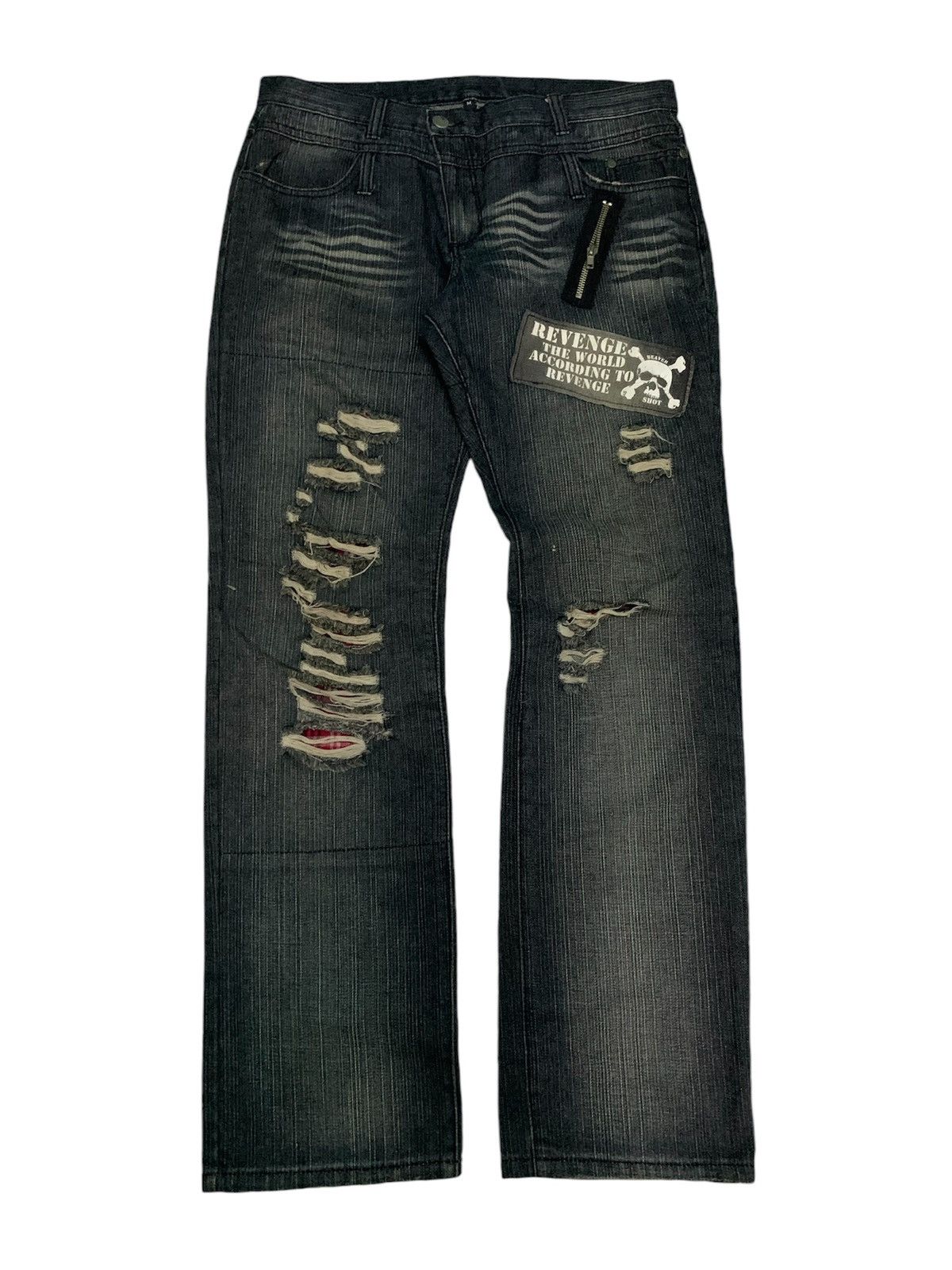 Le Grande Bleu (L.G.B.) Seditionaries Punk Sex Pot Revenge Denim Size US 32 / EU 48 - 3 Thumbnail