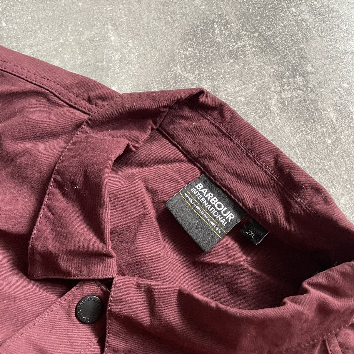 Band Tees × Barbour Barbour International jacket bomber nylon old money moto lux Size US XXL / EU 58 / 5 - 6 Thumbnail
