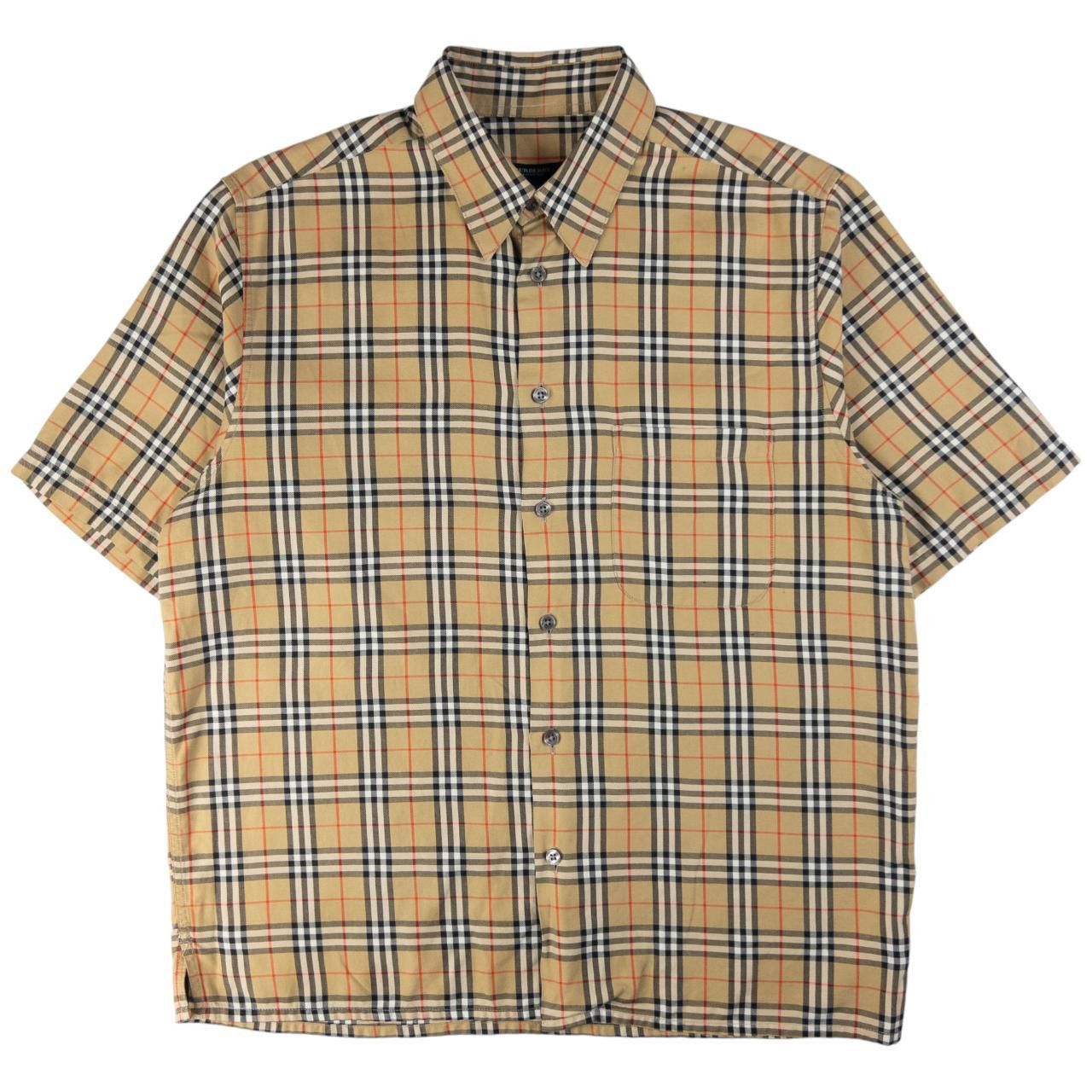 Burberry Vintage Burberry Nova Check Short Sleeve Button Up Shirt M Size US M / EU 48-50 / 2 - 1 Thumbnail