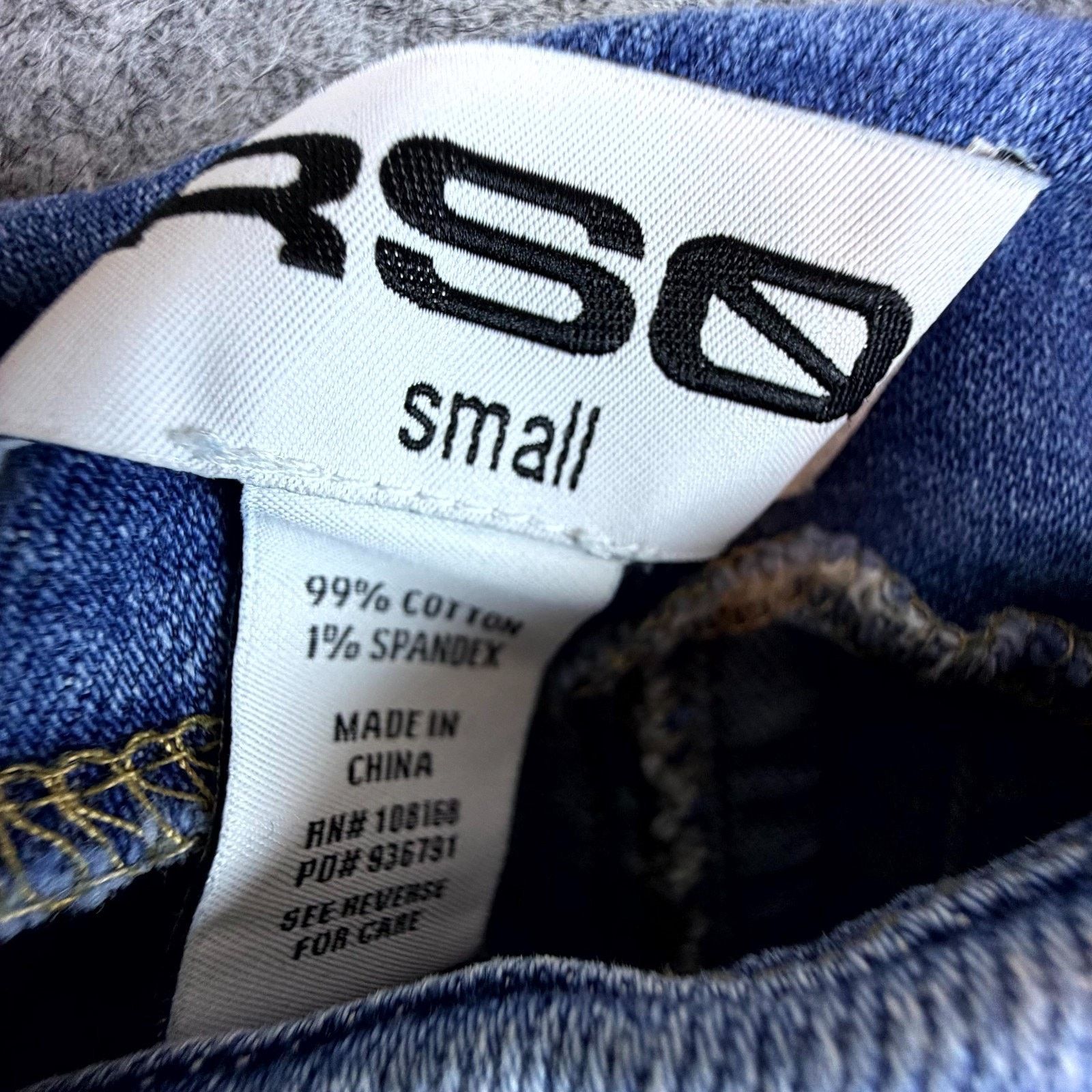 Rsq RSQ Mini Dress Womens Small Blue Y2K 90s Denim Stretch Size S / US 4 / IT 40 - 7 Thumbnail
