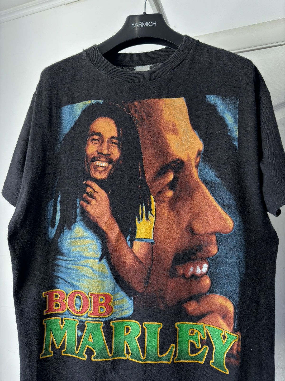 Bob Marley Vintage 90-s Bob Marley "I Short The Sheriff" Tee Stitch Size US L / EU 52-54 / 3 - 2 Thumbnail