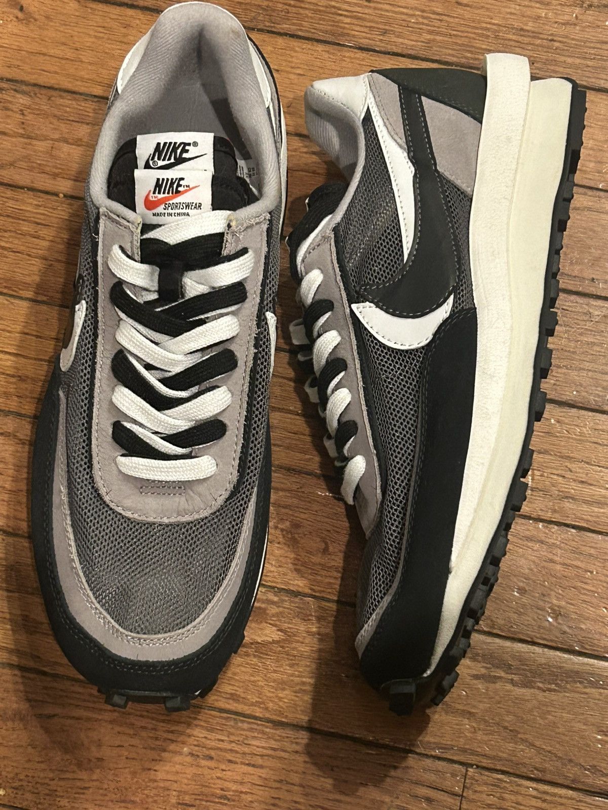 Nike Nike x Sacai LD Waffle 'Black' OG Size US 10 / EU 43 - 1 Thumbnail