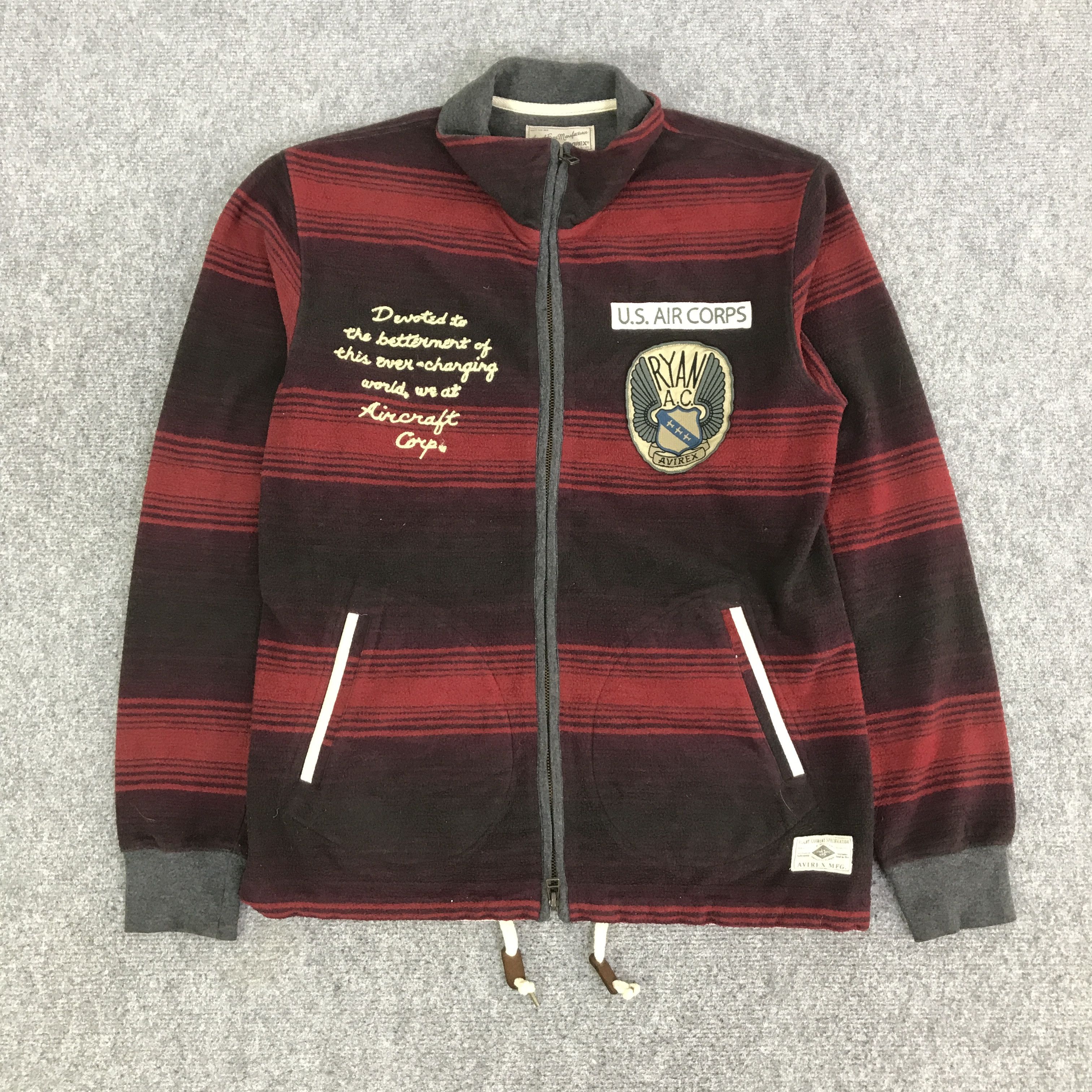 Avirex AVIREX U.S. CORPS ZIPPER JACKET K124B6 Size US M / EU 48-50 / 2 - 1 Thumbnail