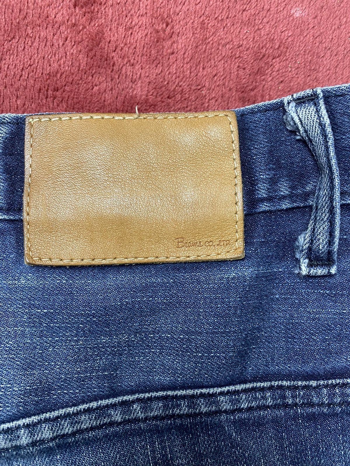 Beams Plus × Hysteric Glamour × Japanese Brand Vintage Beams Co Ltd Faded Distress Skinny Jeans Size US 32 / EU 48 - 9 Thumbnail