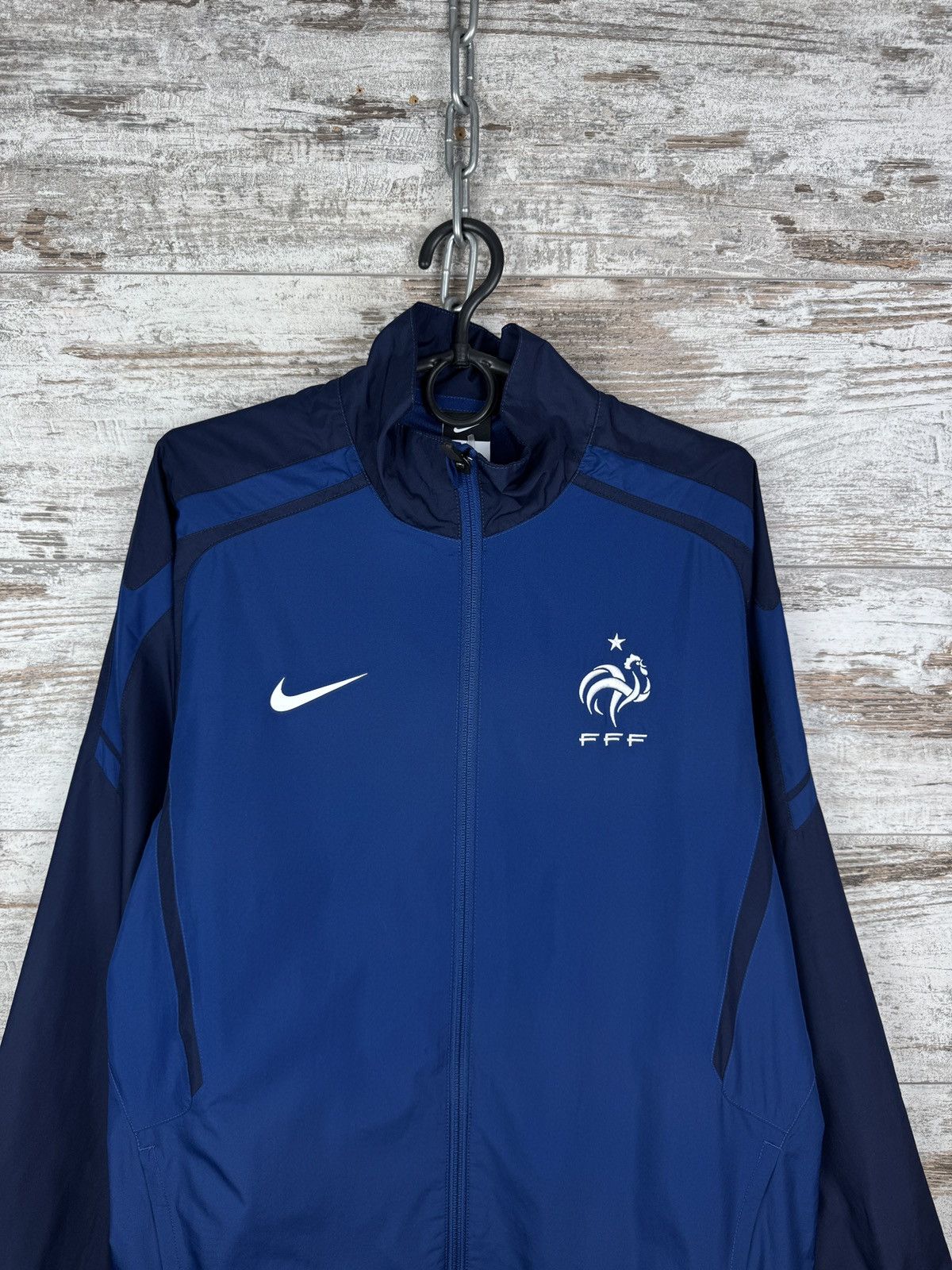 Nike Vintage Nike FFF France national team Track Jacket olympic Size US M / EU 48-50 / 2 - 2 Thumbnail