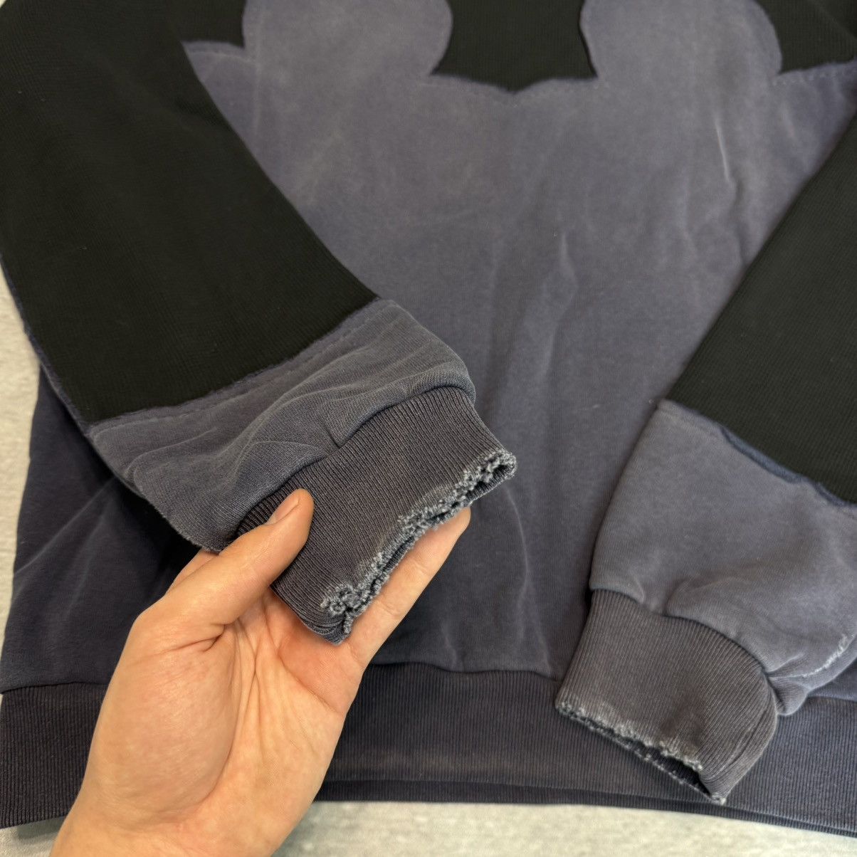 Maison Margiela Maison Margiela Dècortiquè Hoodie Vintage in Blue Size US L / EU 52-54 / 3 - 8 Thumbnail