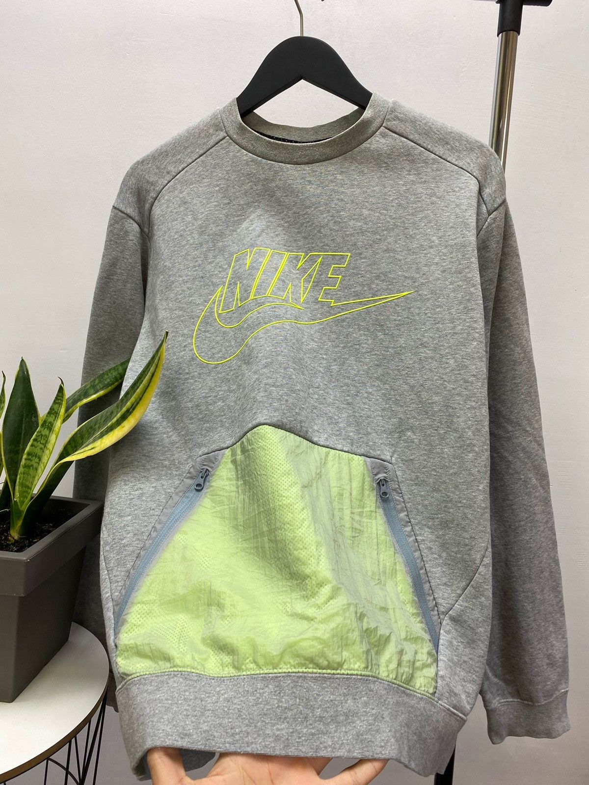 Nike × Vintage Nike Big Logo Crewneck Sweatshirt Pocket Size US L / EU 52-54 / 3 - 24 Thumbnail