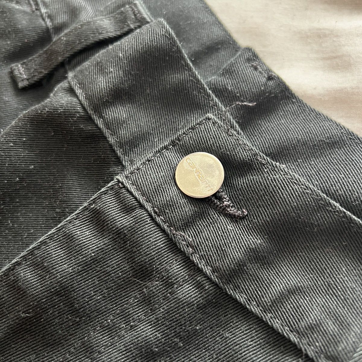 Carhartt 🔥🔥 Carhartt Black Cotton Shorts Size US 30 / EU 46 - 4 Thumbnail