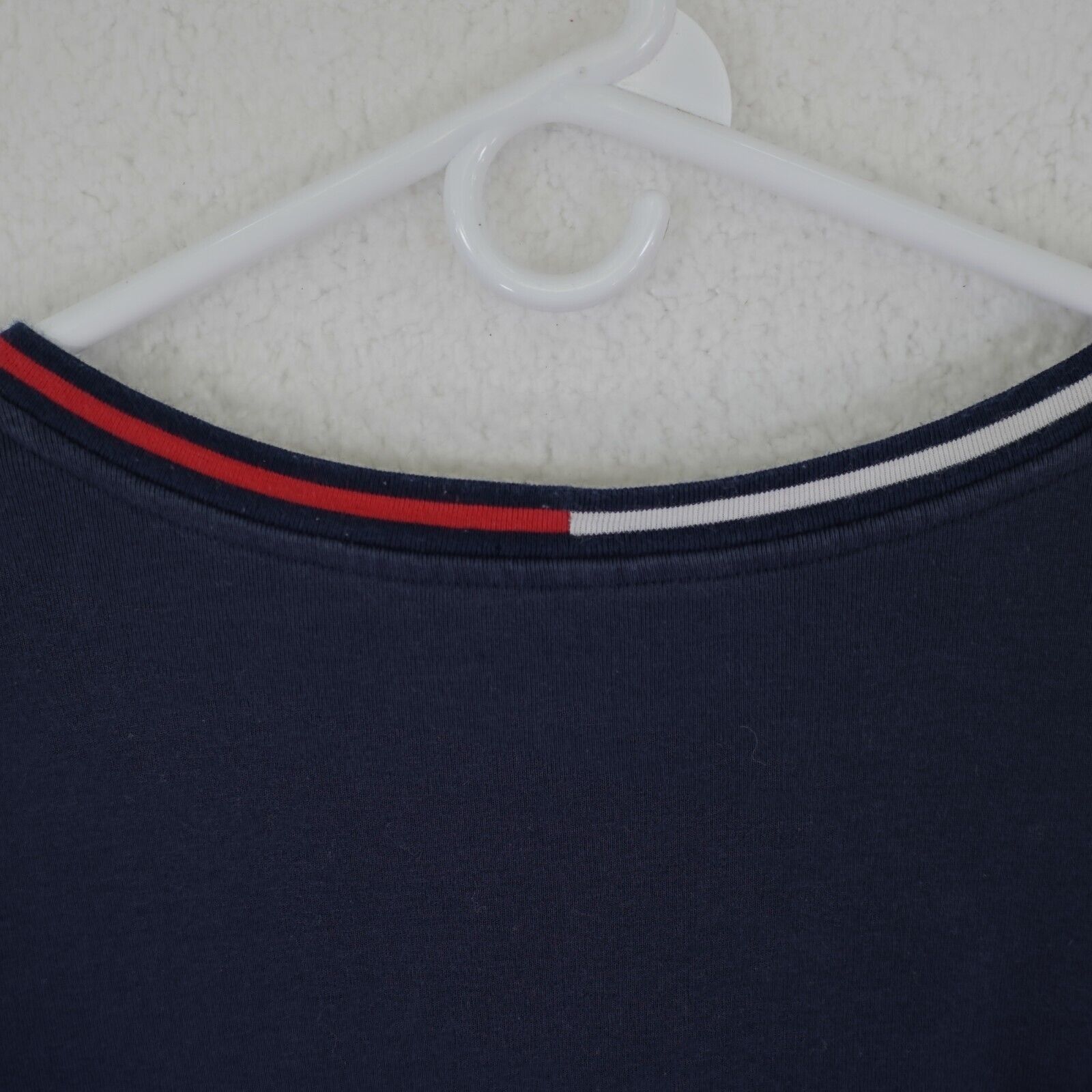 Tommy Hilfiger Tommy Hilfiger Blue V-Neck Capped Short Sleeve Shirt Dress X Size XL / US 12-14 / IT 48-50 - 5 Thumbnail
