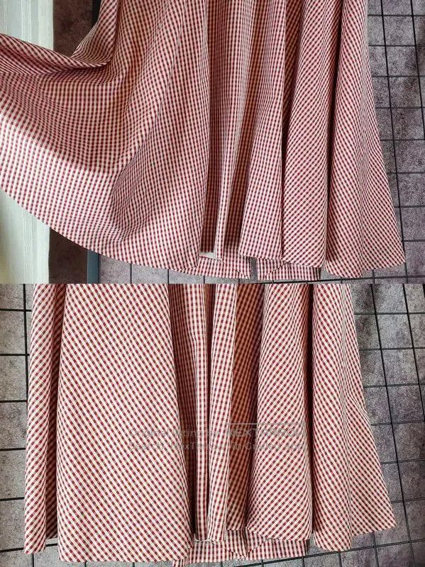 Givenchy Givenchy Pink Cotton Gingham Long Skirt . Size 23" - 6 Thumbnail