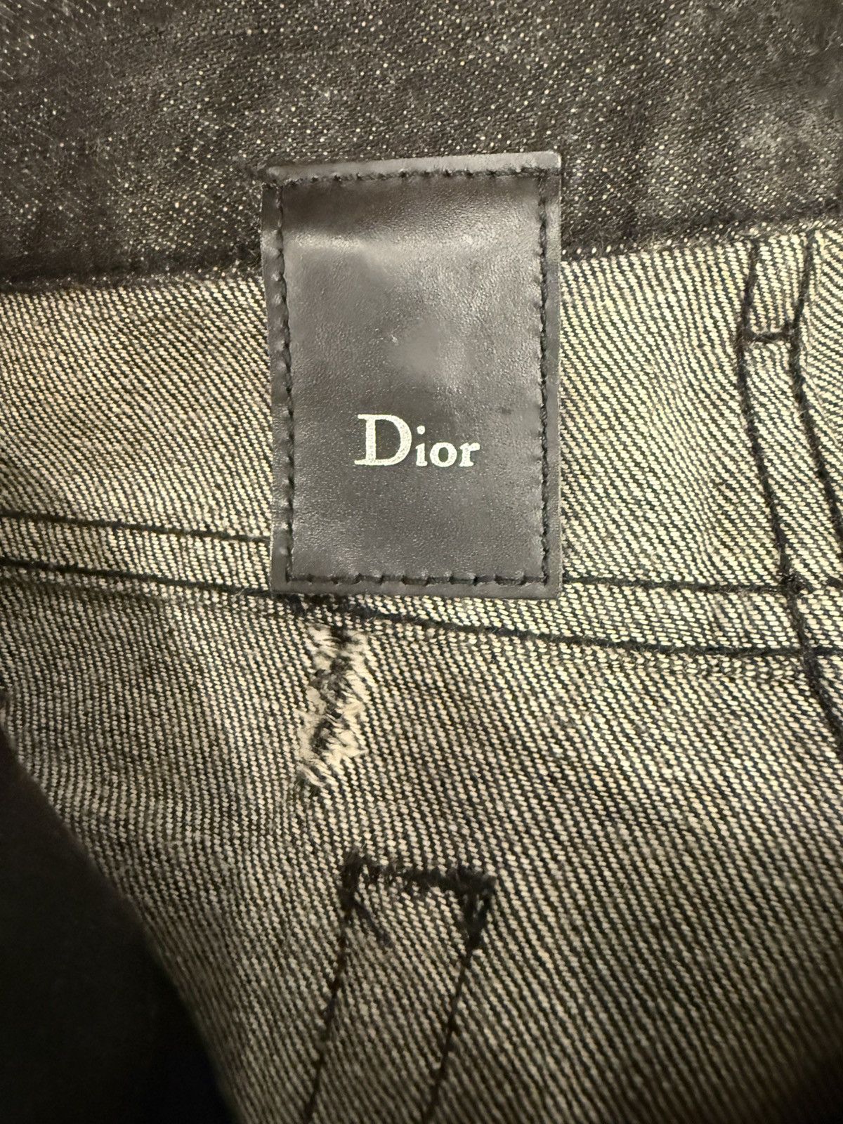 Dior Dior Hedi ss2004 Strip Waxed Denim Size US 32 / EU 48 - 4 Thumbnail