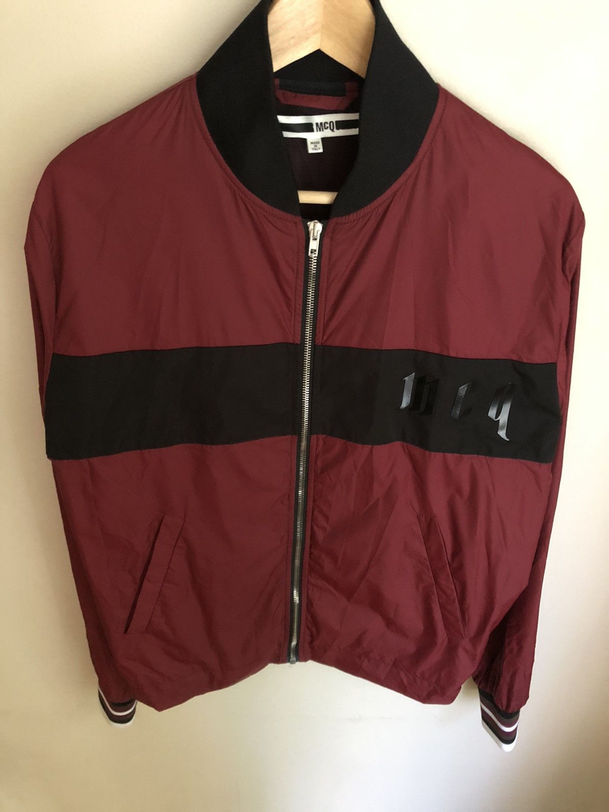 Alexander McQueen McQ Alexander McQueen Oxblood Logo Windbreaker Size US M / EU 48-50 / 2 - 6 Thumbnail