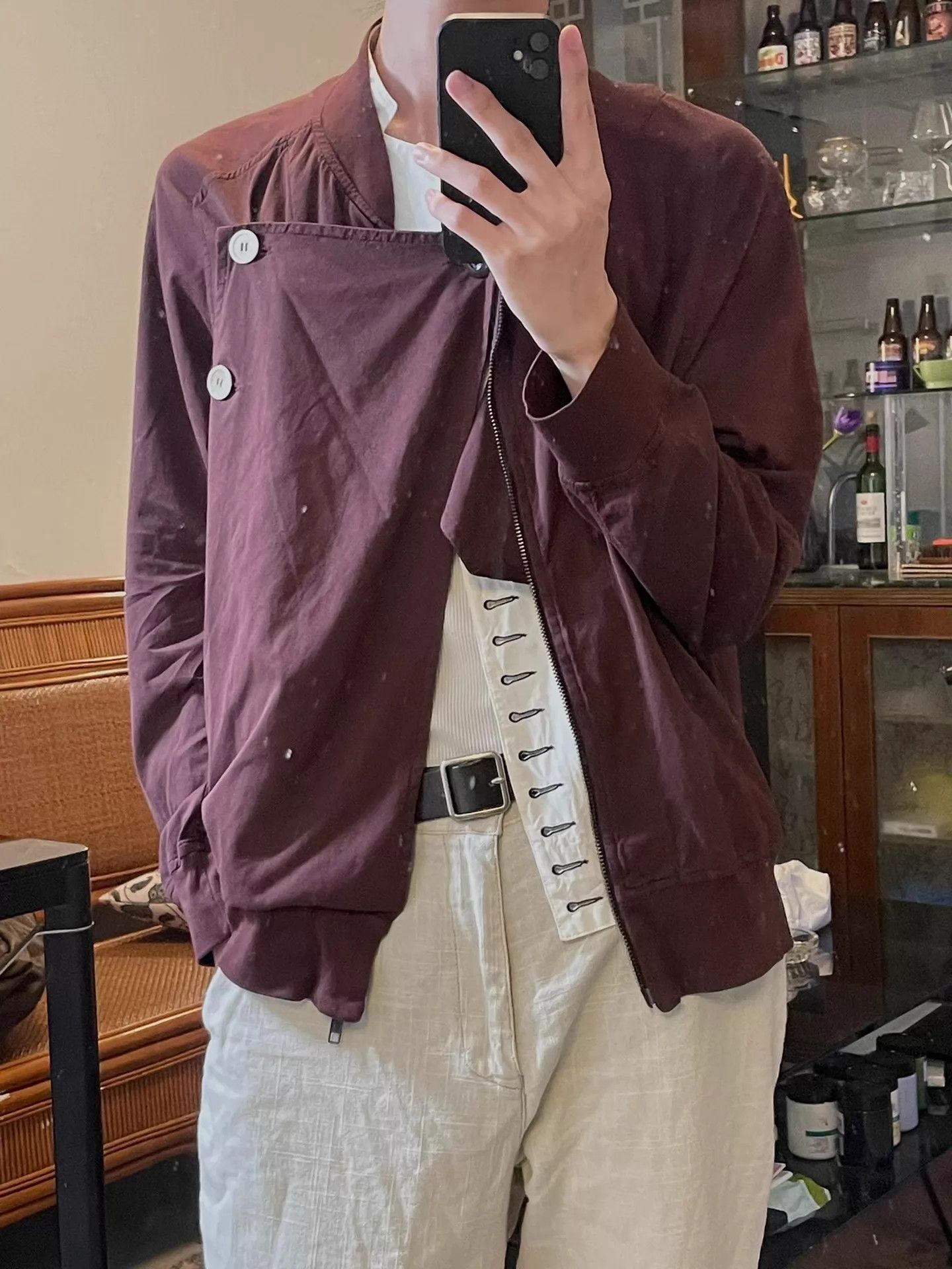 Ann Demeulemeester Ann Demeulemeester King Crimson Bomber Jacket 40 Size S / US 4 / IT 40 - 1 Thumbnail