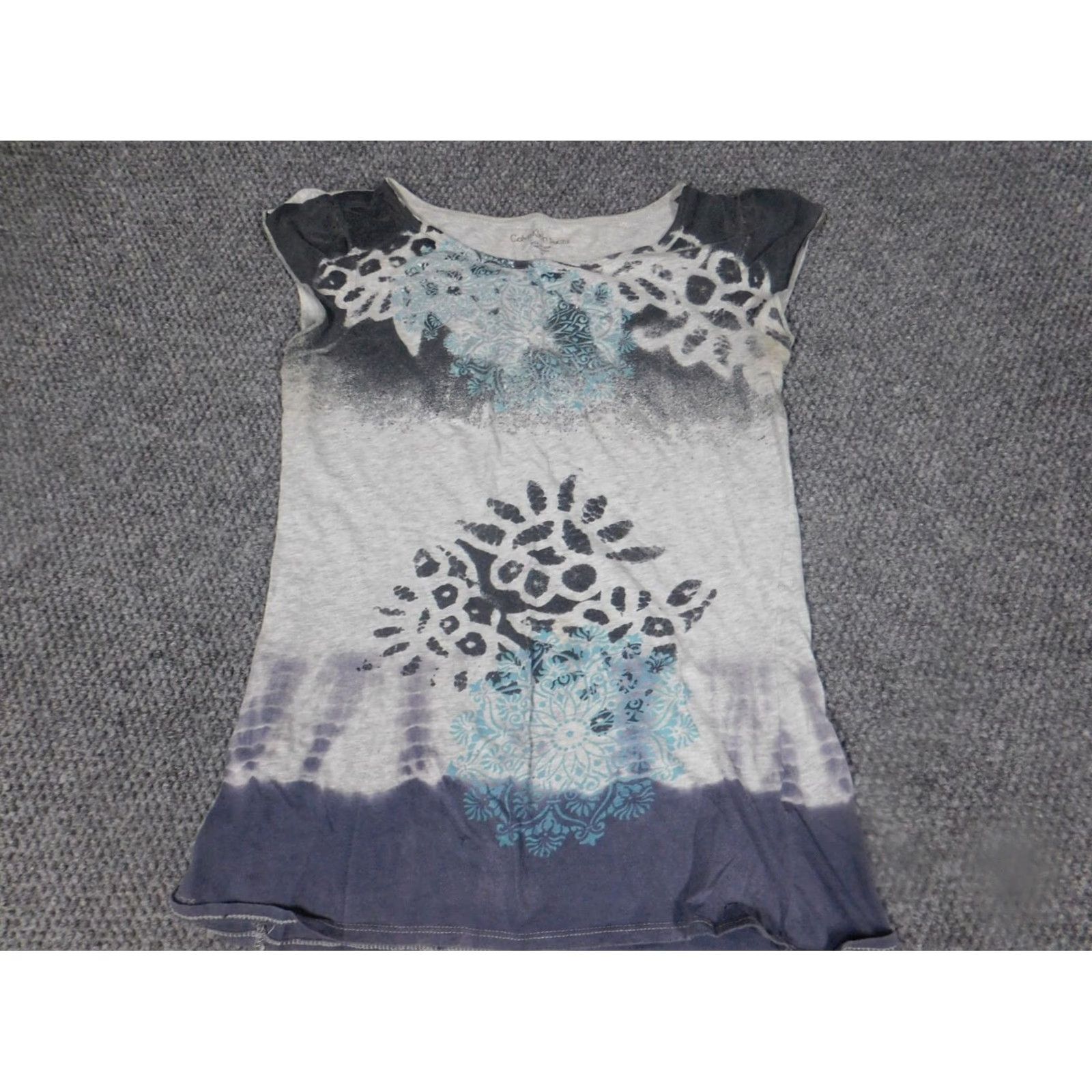 Calvin Klein Calvin Klein Collection Blouse M Women Gray Crew Neck Sleeveless Pullover Stretch Casual Shirt Size M / US 6-8 / IT 42-44 - 4 Thumbnail