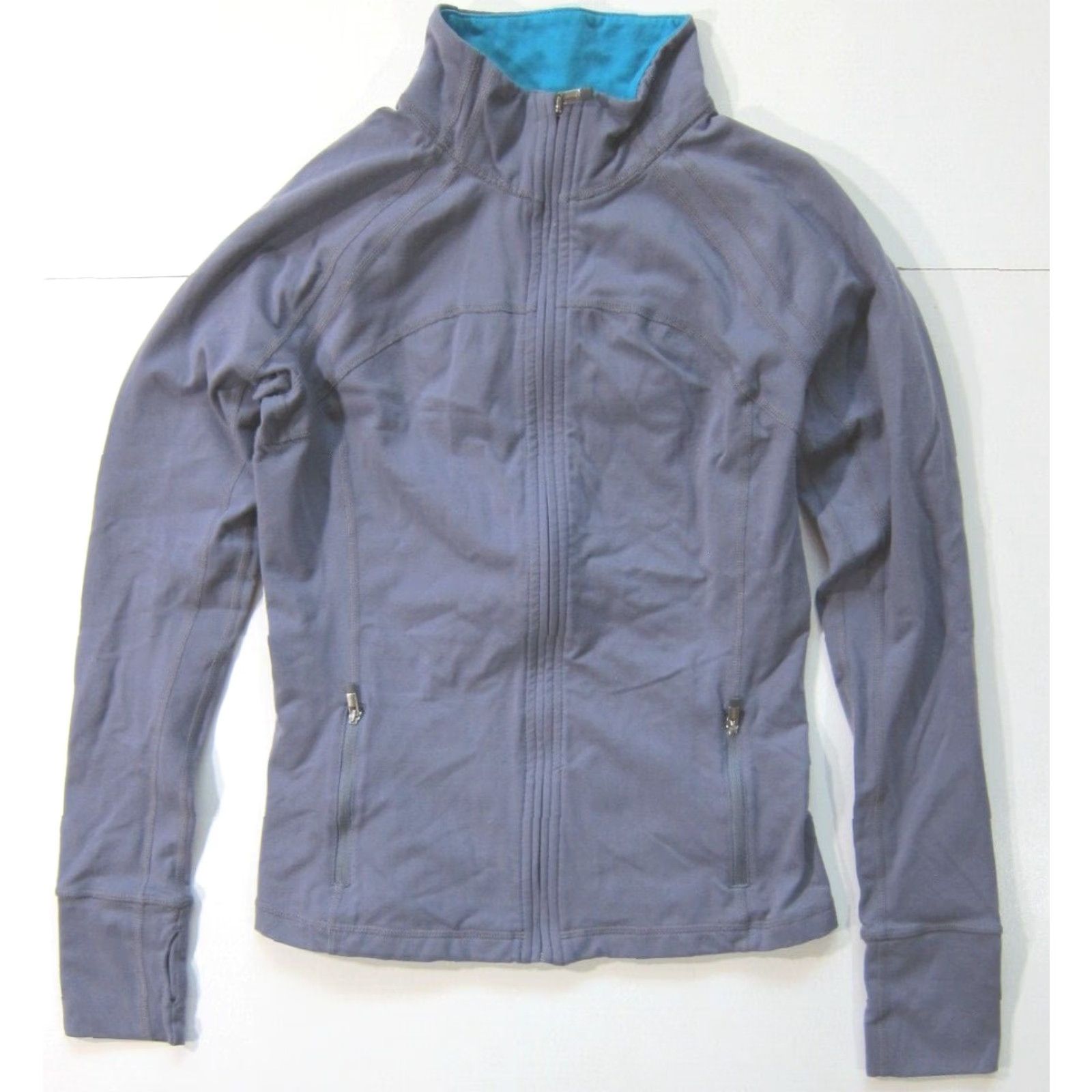 Gap Gap Body Fit Purple Blue Stretch Zip Workout Jacket Women XS Size XS / US 0-2 / IT 36-38 - 7 Thumbnail