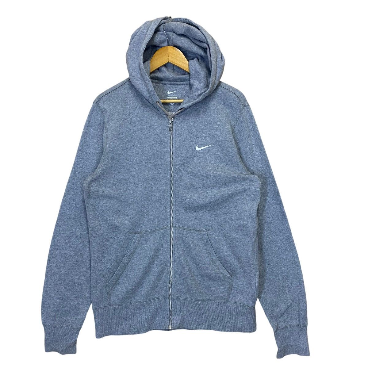 Japanese Brand Nike Small Logo Zipper Hoodie Size US M / EU 48-50 / 2 - 1 Thumbnail