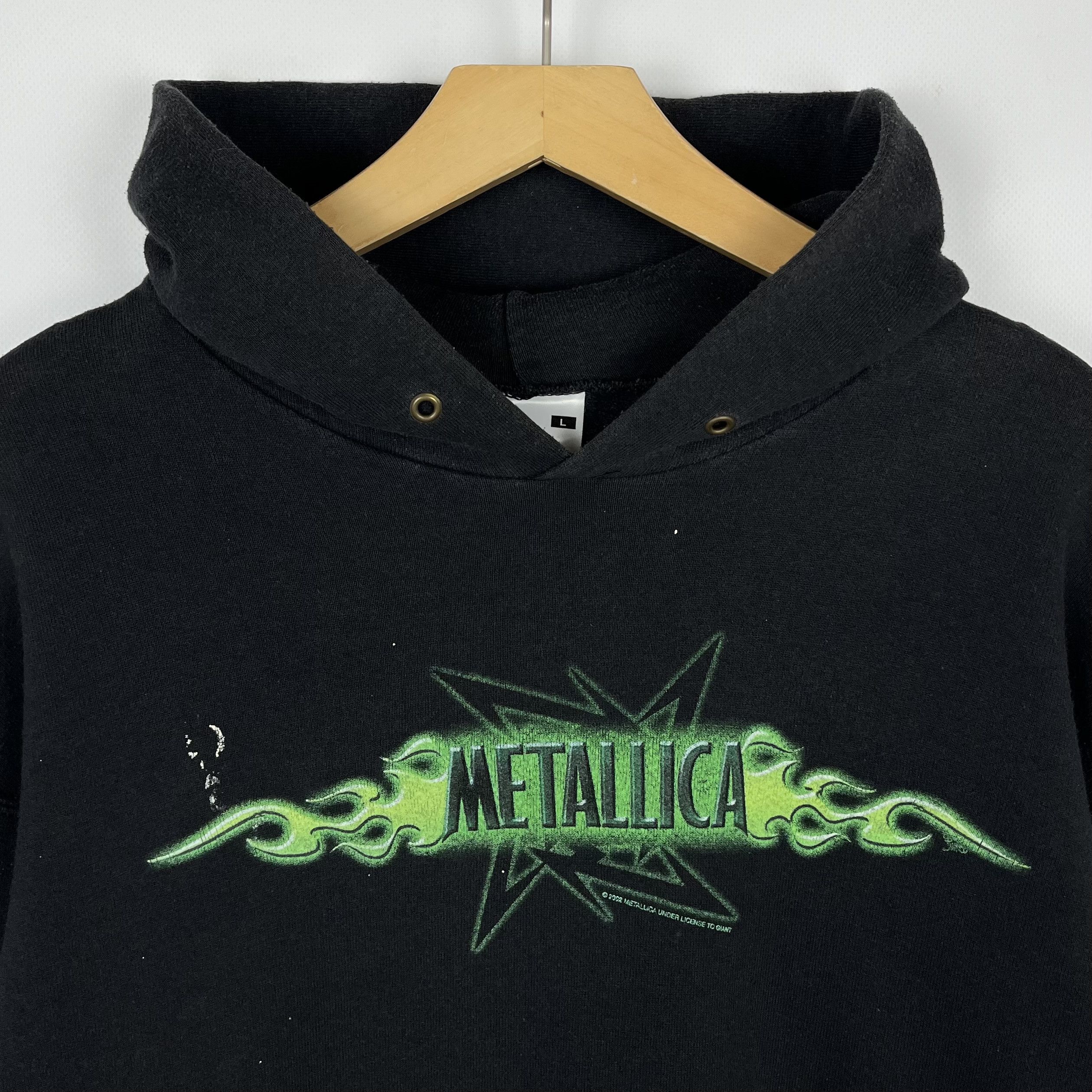 Band Tees Vintage Metallica Blade Logo Rare Rock Band Hoodie 2002 Size US L / EU 52-54 / 3 - 6 Thumbnail