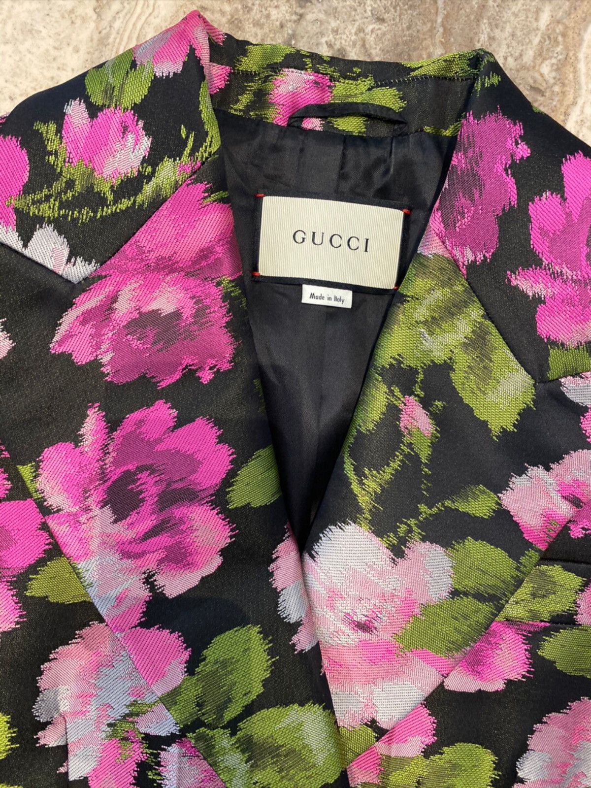 Gucci GUCCI RUNWAY FLORAL PRINT JACKET SUIT Size S / US 4 / IT 40 - 3 Thumbnail
