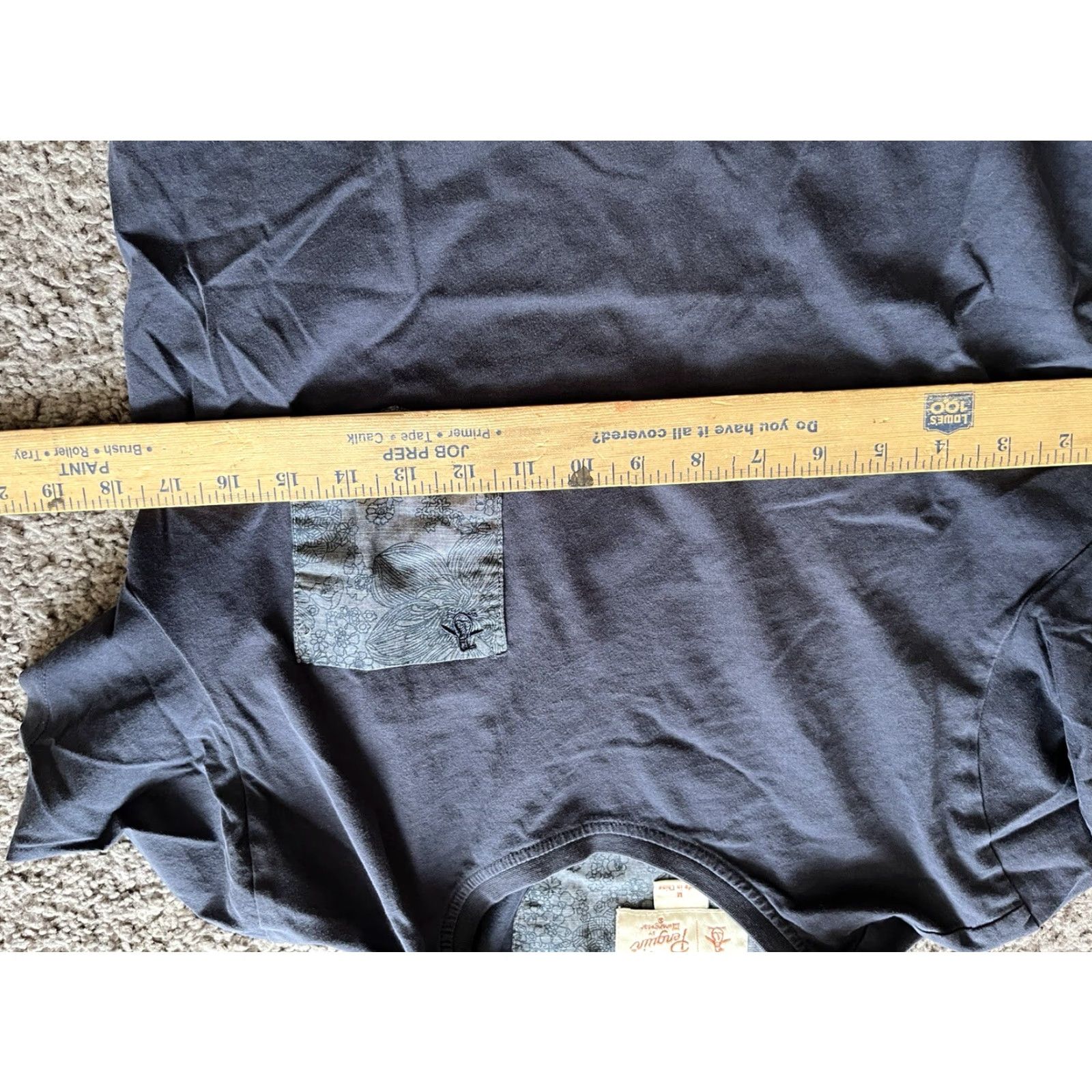 Logo 7 Penguin Men's Medium Blue Crew Neck Pocket T-Shirt Casual Logo Solid Size US M / EU 48-50 / 2 - 5 Thumbnail