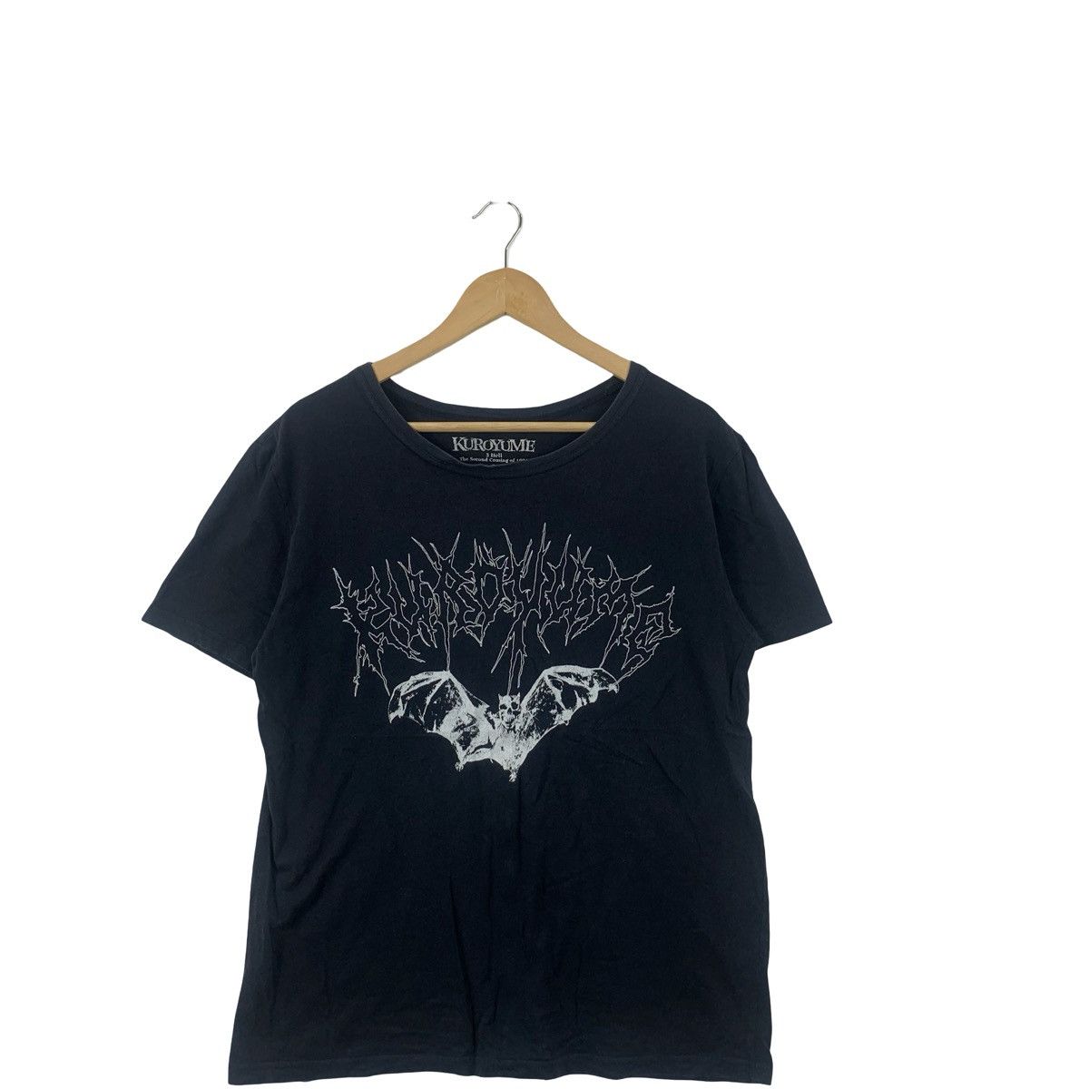Band Tees Vintage KUROYUME METAL GRAPHIC Gothic Bat Print Style Size US M / EU 48-50 / 2 - 4 Thumbnail