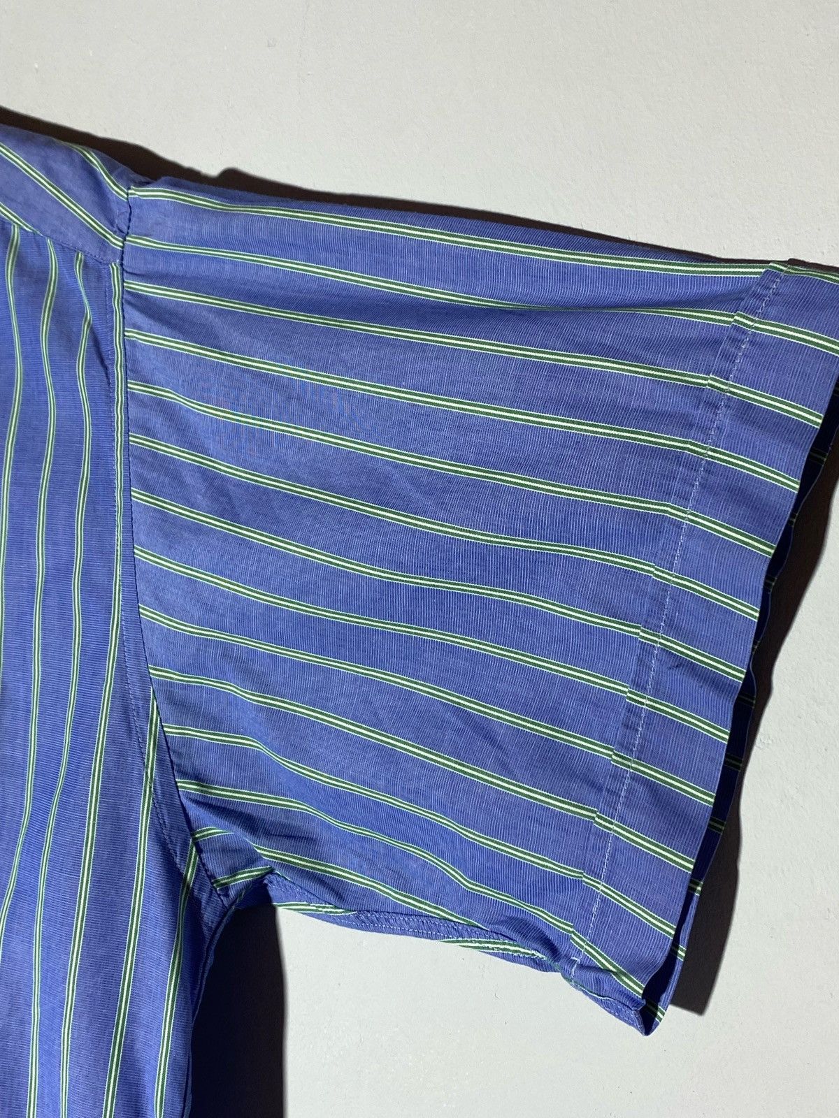 Christian Dior Monsieur Vintage Christian Dior Striped Short Sleeve Shirt Size US L / EU 52-54 / 3 - 7 Thumbnail