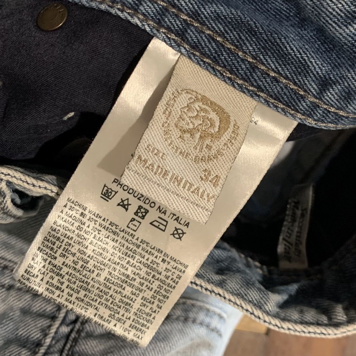 Other Vintage Diesel Jeans Distressed Faded Denim y2k Size US 32 / EU 48 - 11 Thumbnail