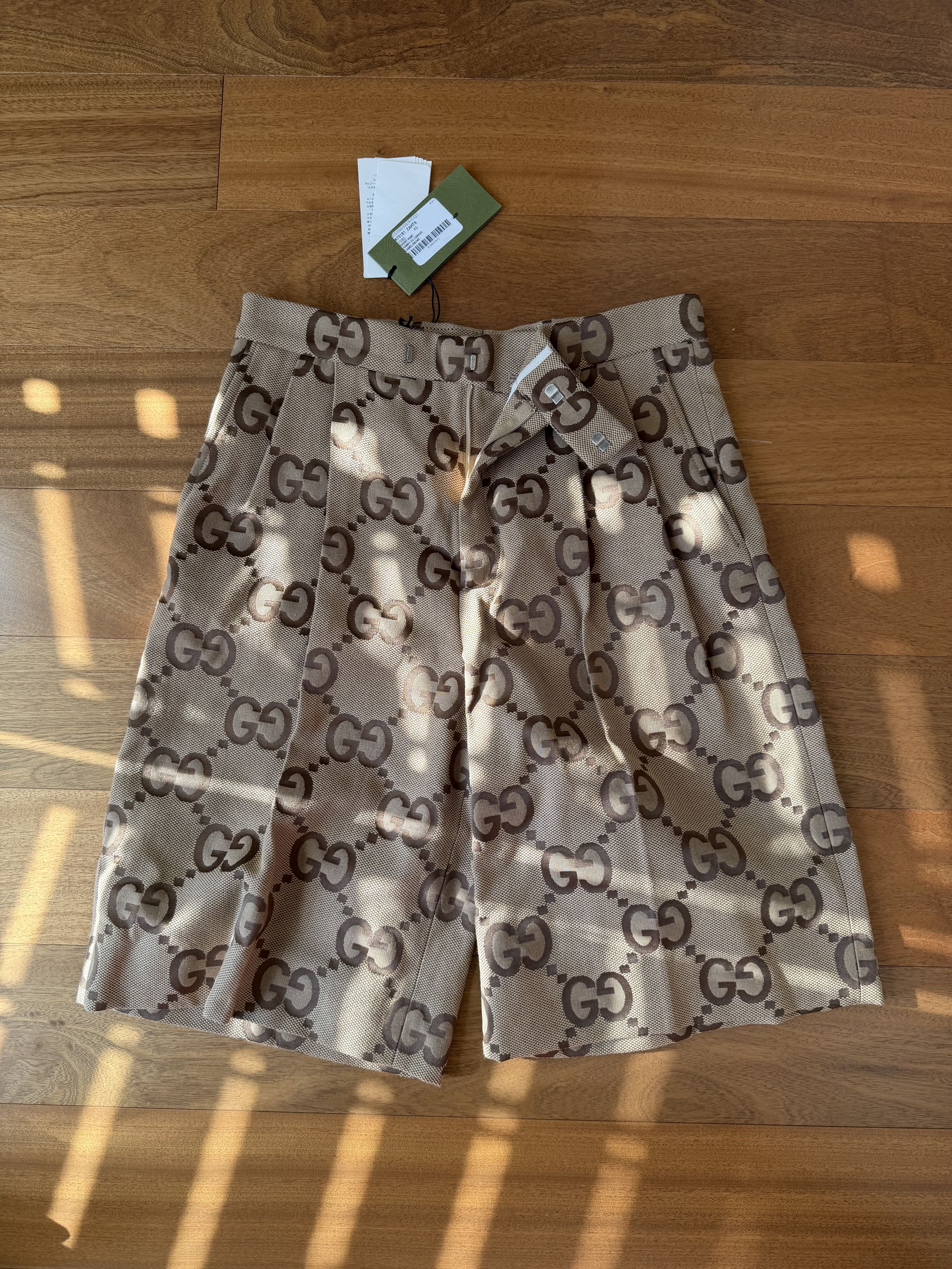 Gucci 🟤 Gucci Jumbo GG Canvas Shorts Size 46 Size US 30 / EU 46 - 8 Thumbnail