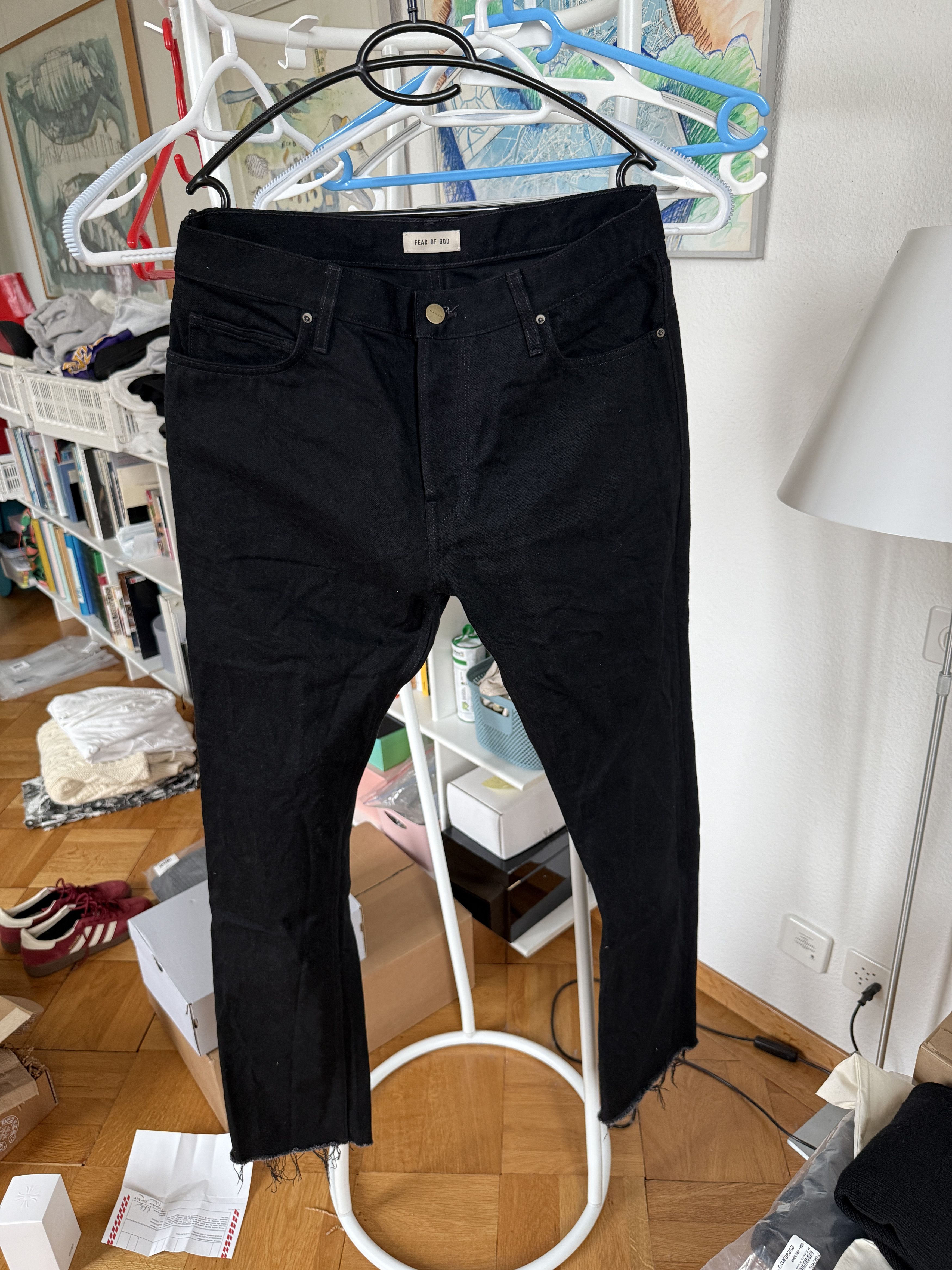 Fear of God Black Denim Size US 33 - 1 Thumbnail