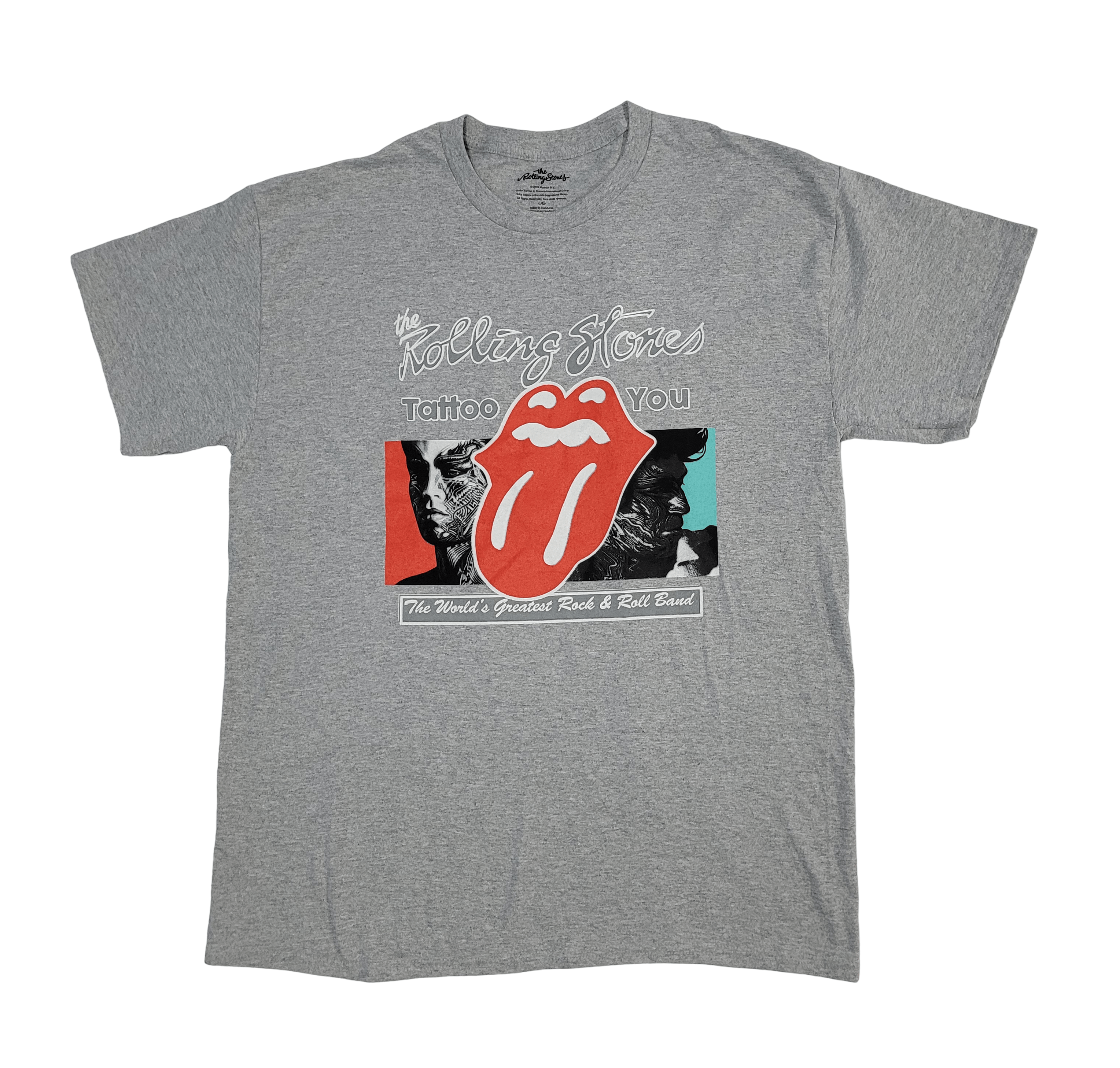 The Rolling Stones The Rolling Stones Tattoo You Light Grey Graphic T-Shirt Size US L / EU 52-54 / 3 - 1 Thumbnail