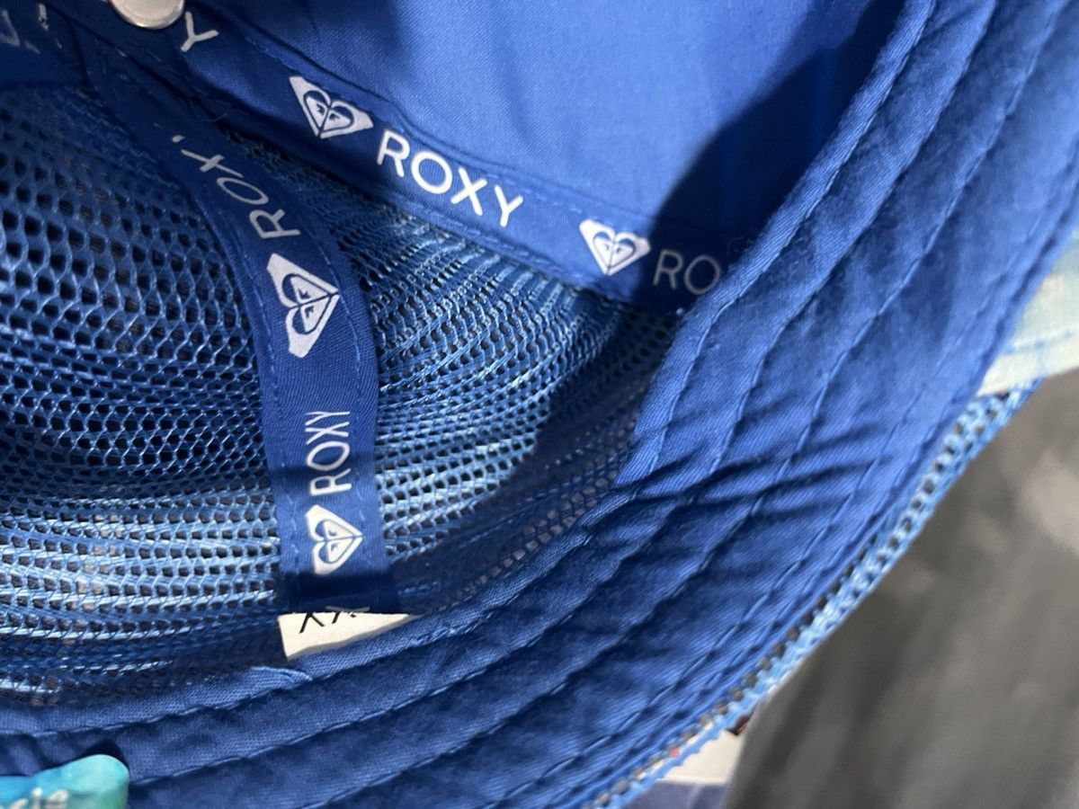 Vintage Roxy Blue Tie Dye Tricker Cap Logo 00s Size ONE SIZE - 5 Thumbnail