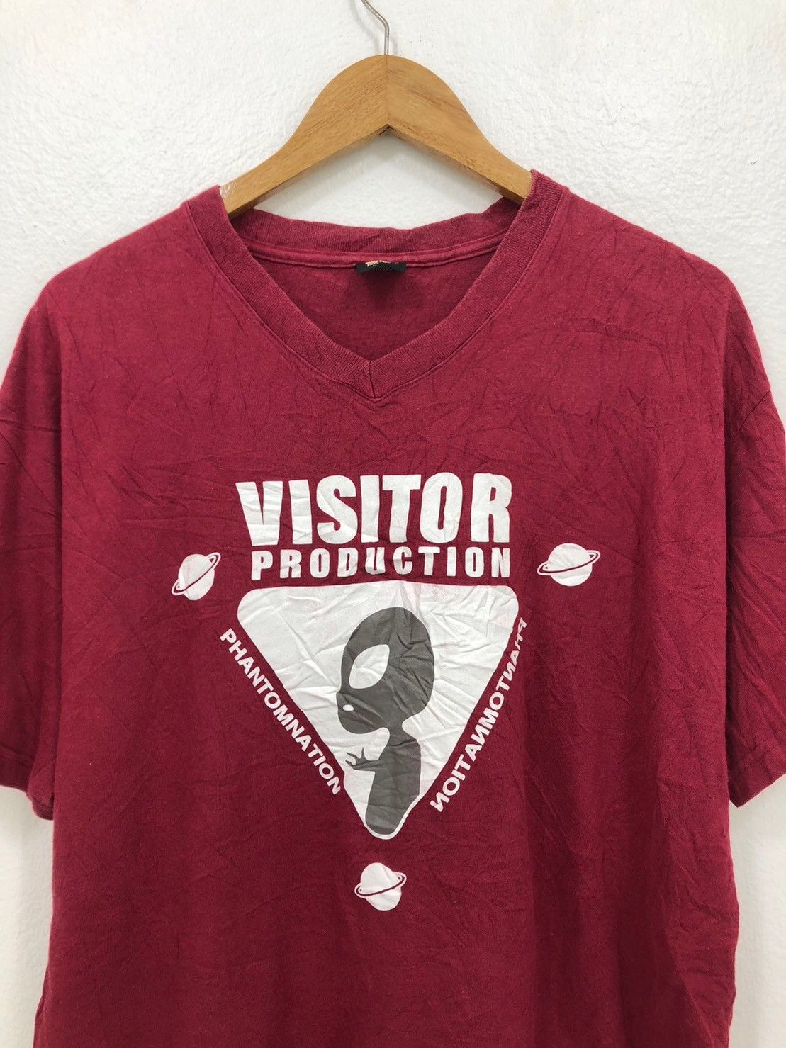 Vintage Vintage 90's Alien Visitors Production USA Shirt BN Size US L / EU 52-54 / 3 - 1 Thumbnail