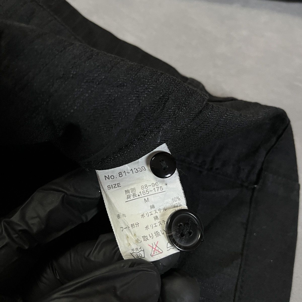 14th Addiction Hooded Layered Blazer Jacket Black Minimal Streetwear Japan Size 40R - 5 Thumbnail