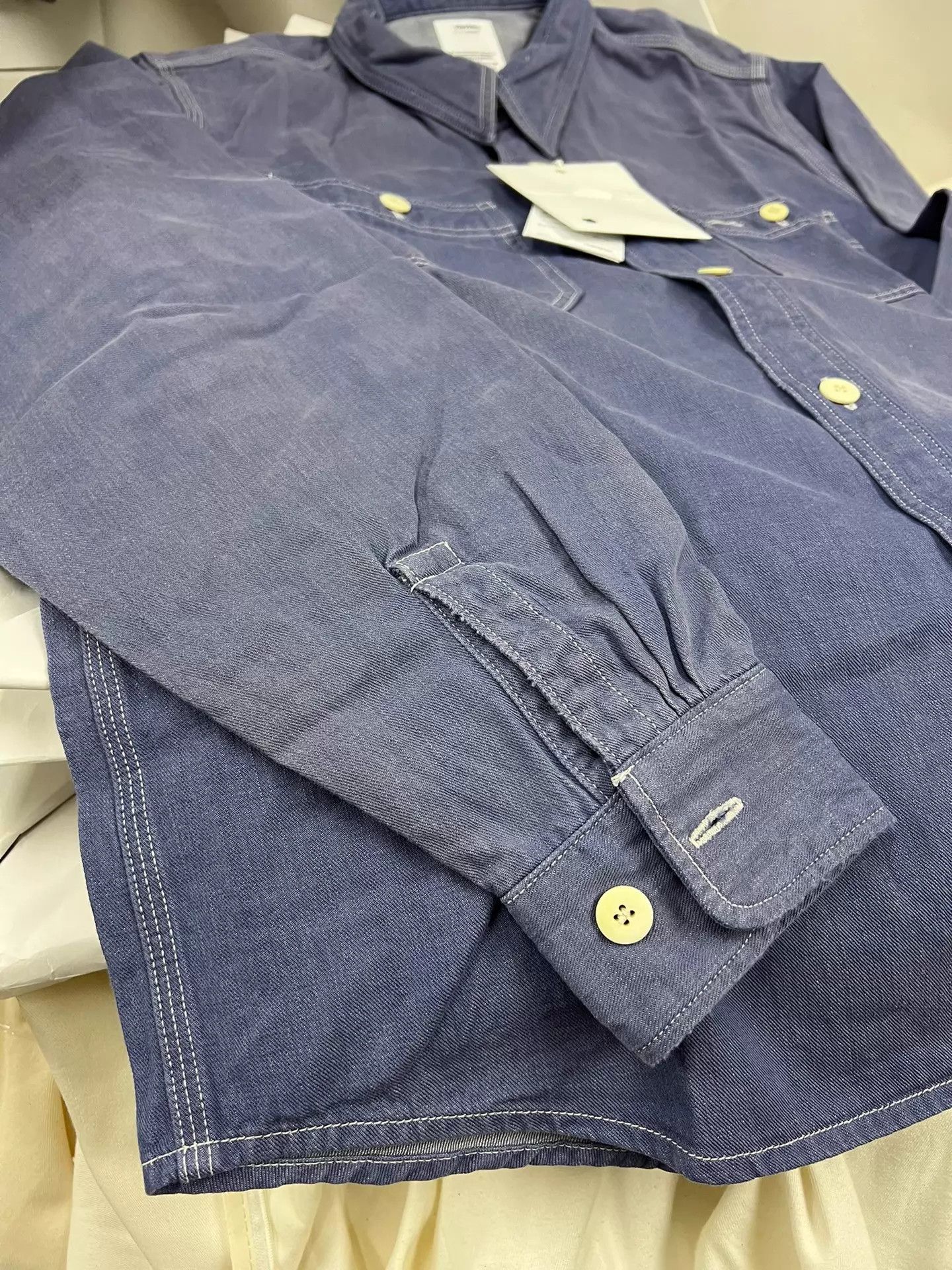 Visvim VISVIM LARRIKAN CRASH SHIRT NAVY 1 NWT (tags & bag) Size US S / EU 44-46 / 1 - 3 Thumbnail