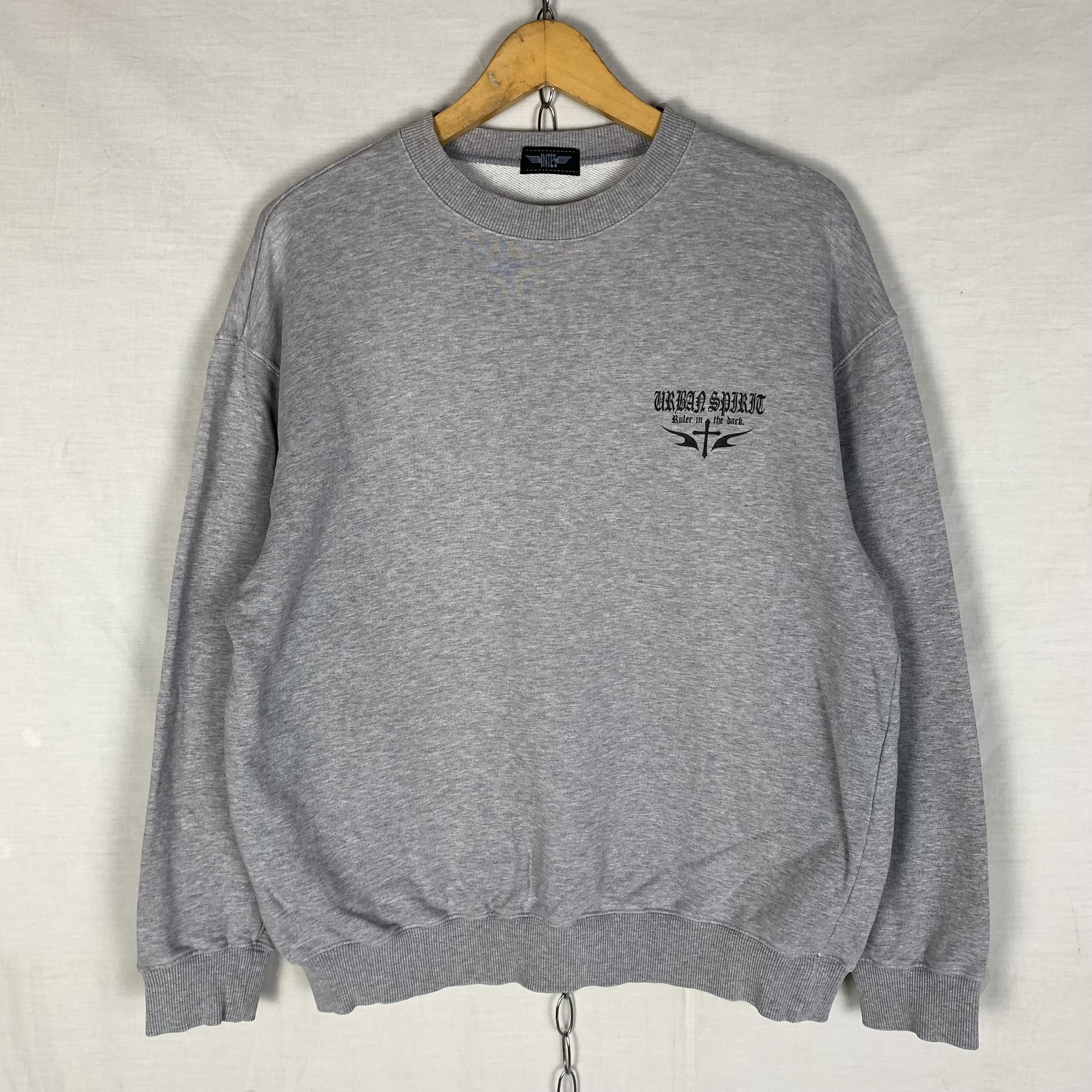Japanese Brand INTES Gothic Tribal Dragon Y2K Sweatshirt Crewneck Size US L / EU 52-54 / 3 - 3 Thumbnail