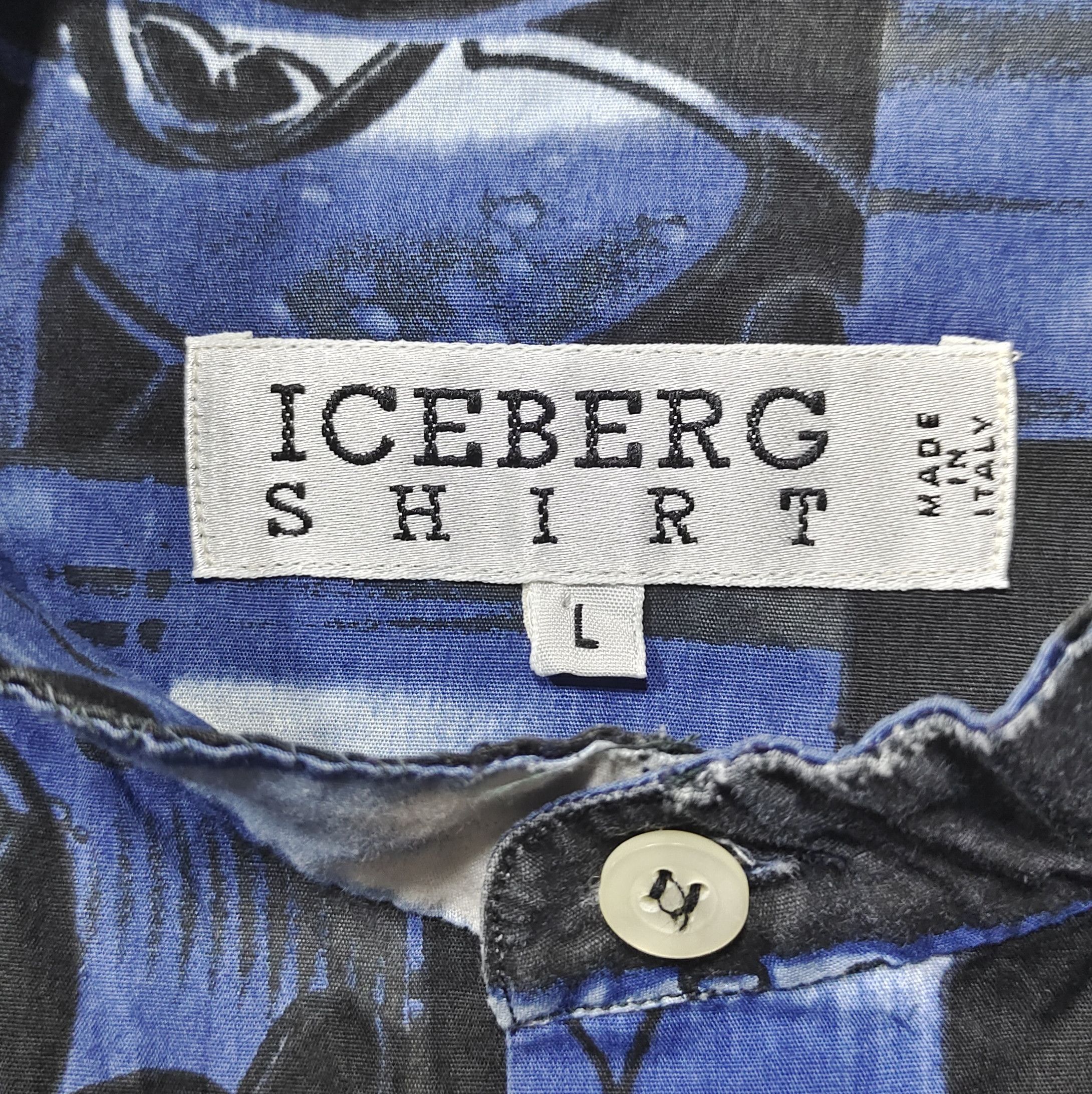 Iceberg ICEBERG MICKEY MOUSE LONG SLEEVE BUTTON UP Size US L / EU 52-54 / 3 - 7 Thumbnail
