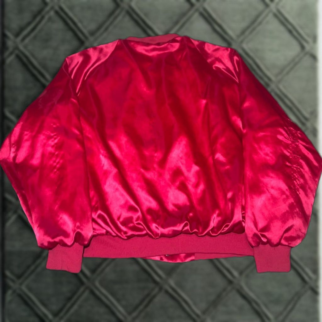 Vintage VINTAGE 1980s WestArk Red Nylon Bomber Jacket Tampa Bay Yacht Club 2XL Men Size US XXL / EU 58 / 5 - 1 Thumbnail