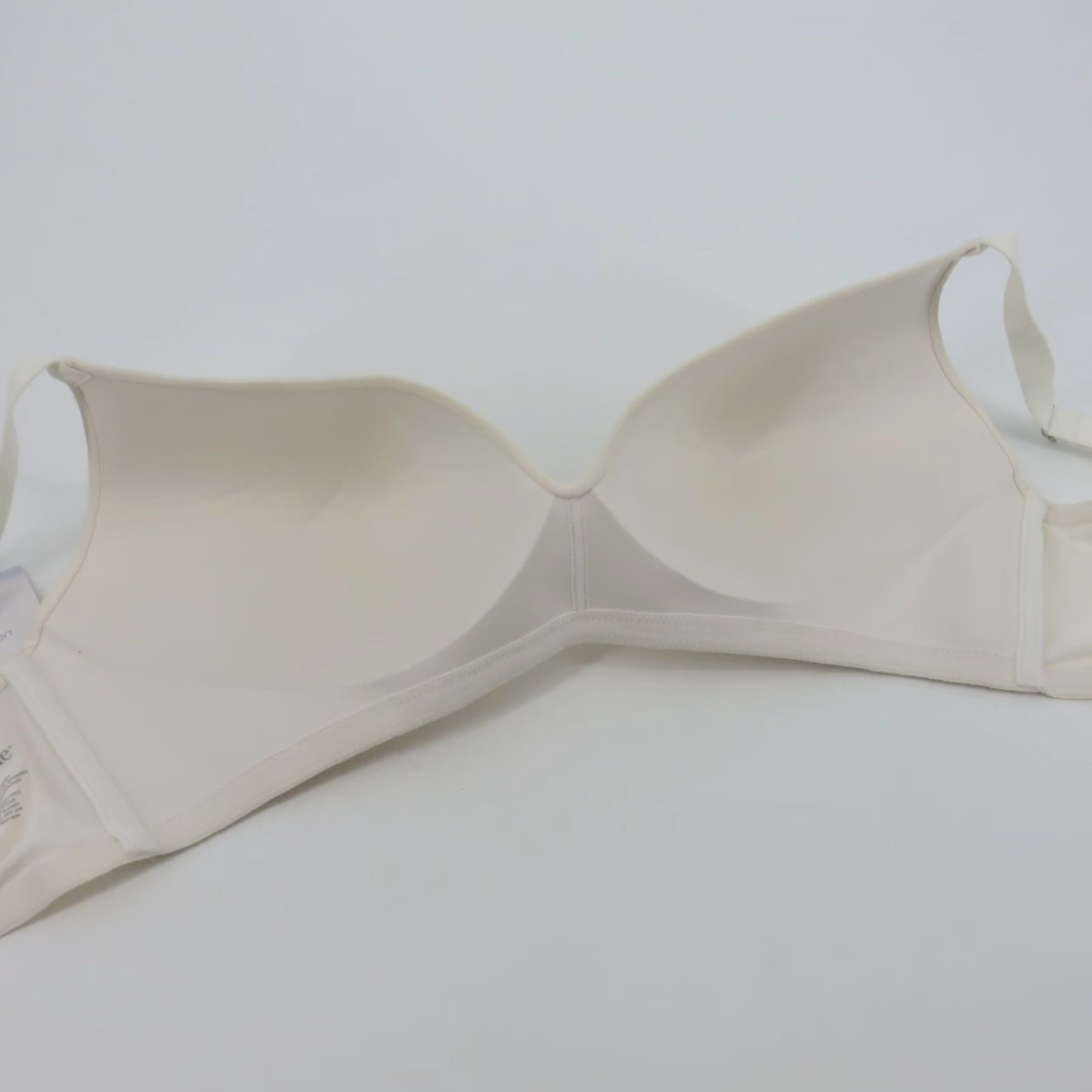 Vintage Tranquil & True Womens Bra 3X Plus Size Wire Free Lightly Lined Solid White NEW Size ONE SIZE - 7 Thumbnail