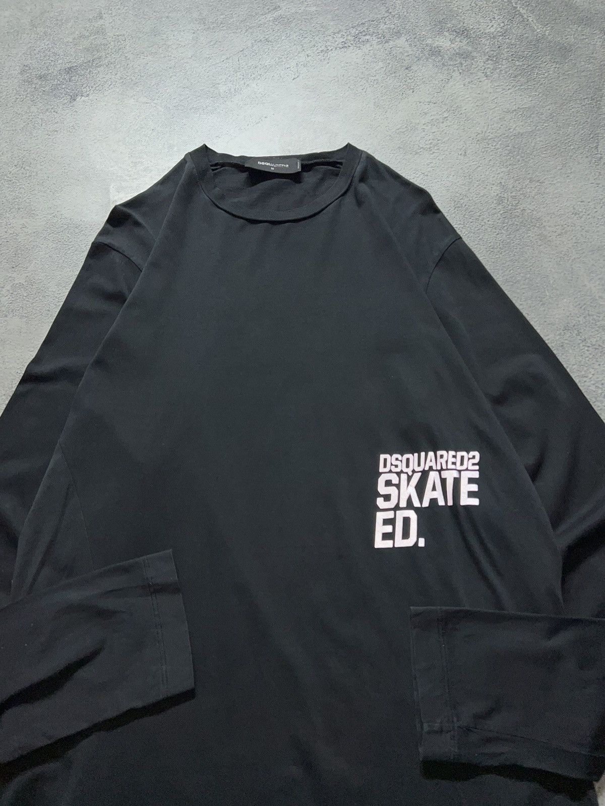 Dsquared2 Vintage Y2k Dsquared 2 Skate Ed🖤 Reflective Logo Long Sleeve Size US M / EU 48-50 / 2 - 3 Thumbnail