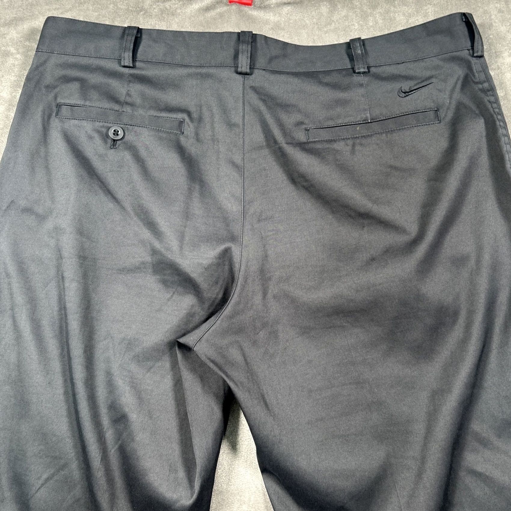 Nike Nike Golf Pants Mens 38x34 Black Dri-FIT Performance Stretch Flat Front Slash Pockets Size US 38 / EU 54 - 7 Thumbnail