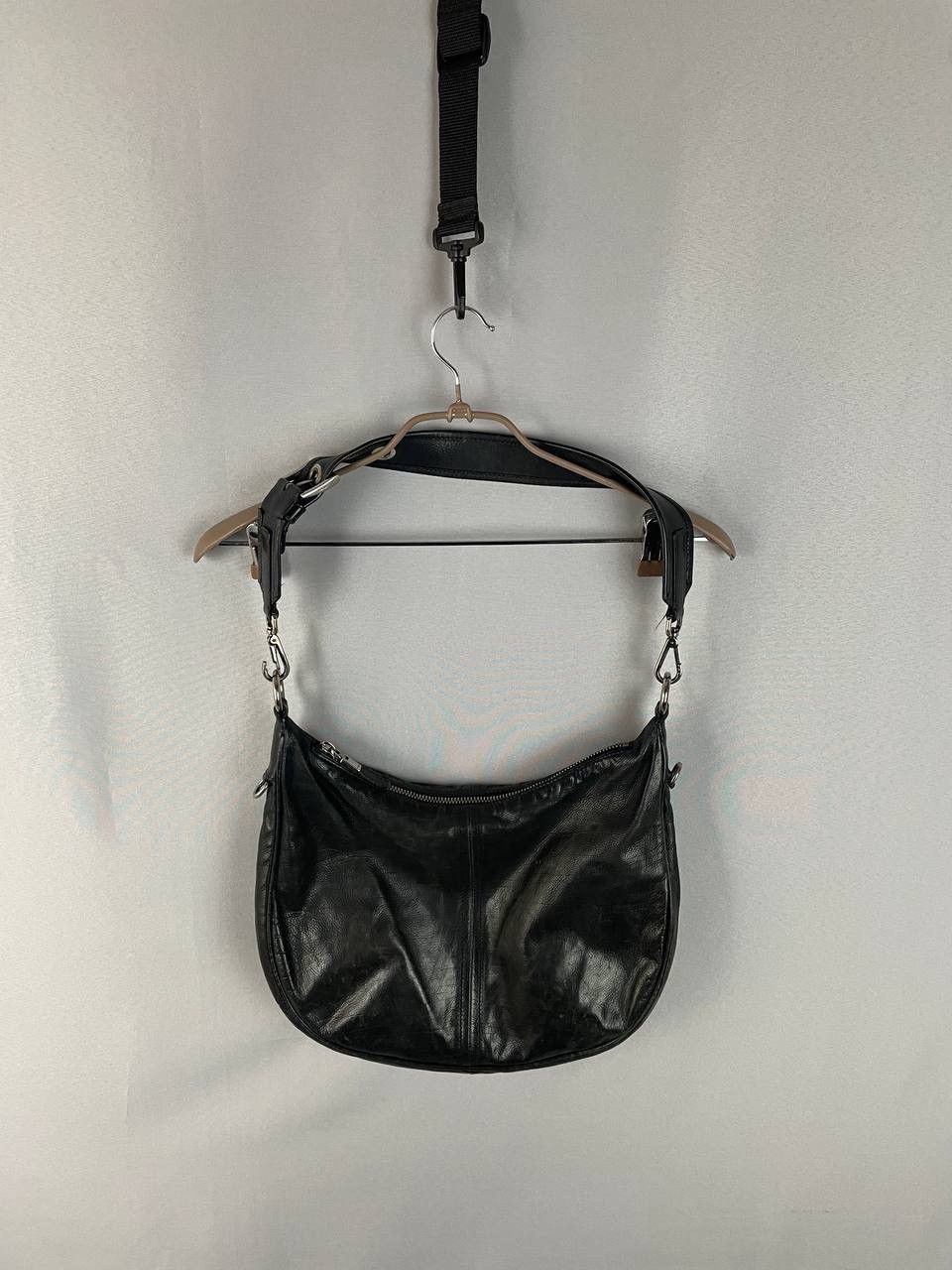 Prada Prada Leather Black Bag Size ONE SIZE - 14 Thumbnail